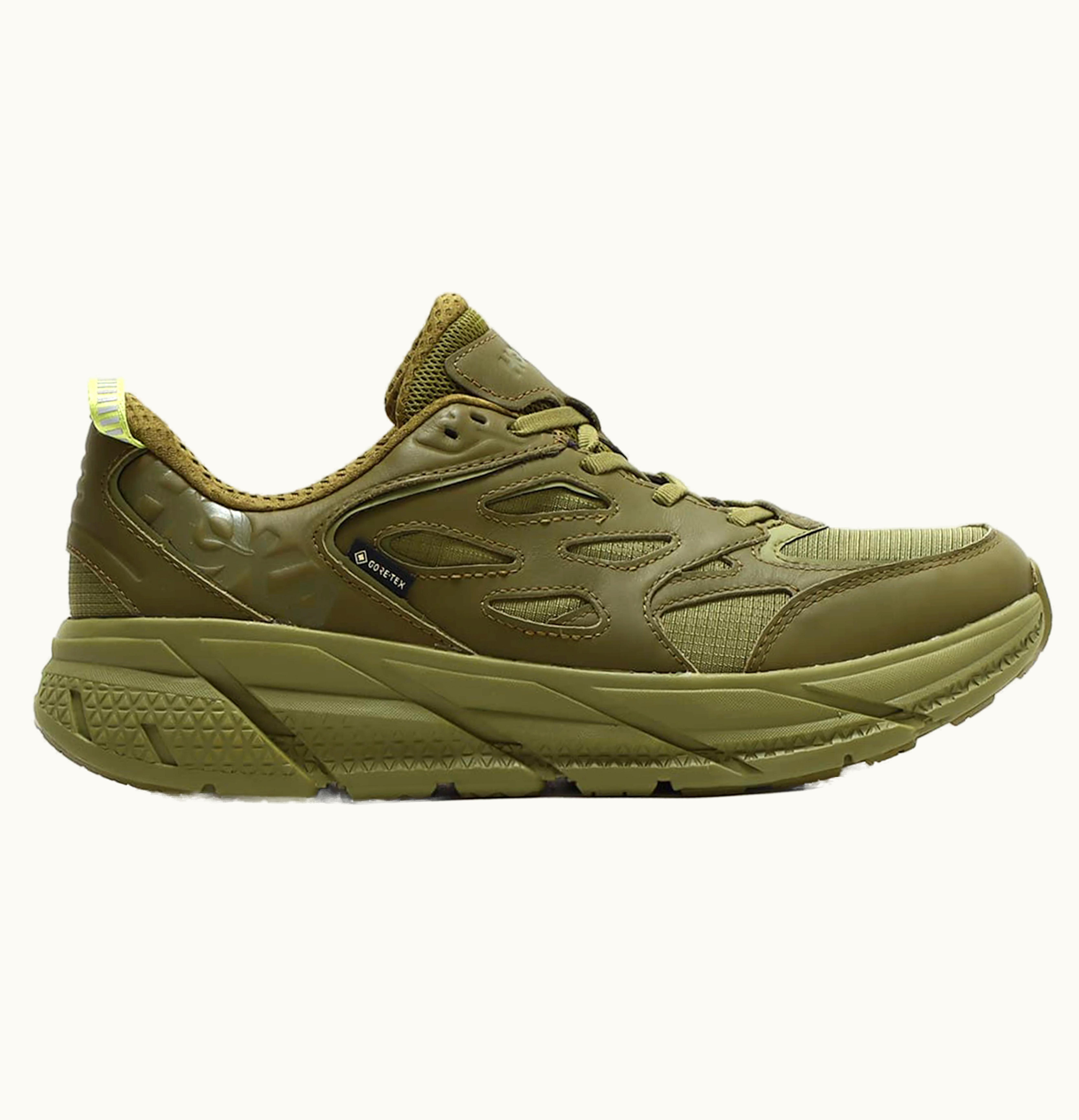 Hoka One One Hoka One One Clifton L Gore Tex Avocado Green Moss All Gender
