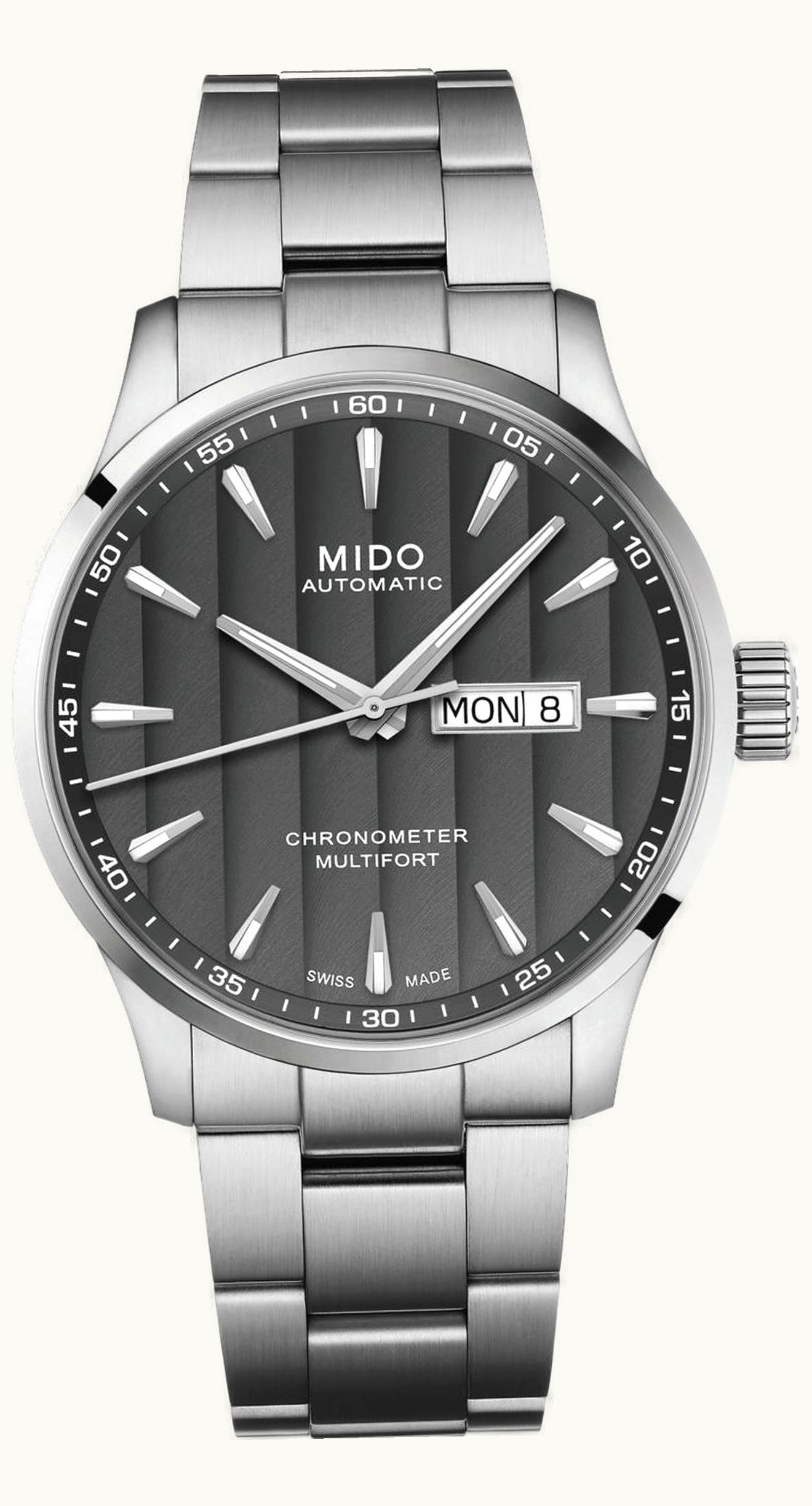 Mido Multifort Chronometer 1 Stainless Steel / Grey / Bracelet