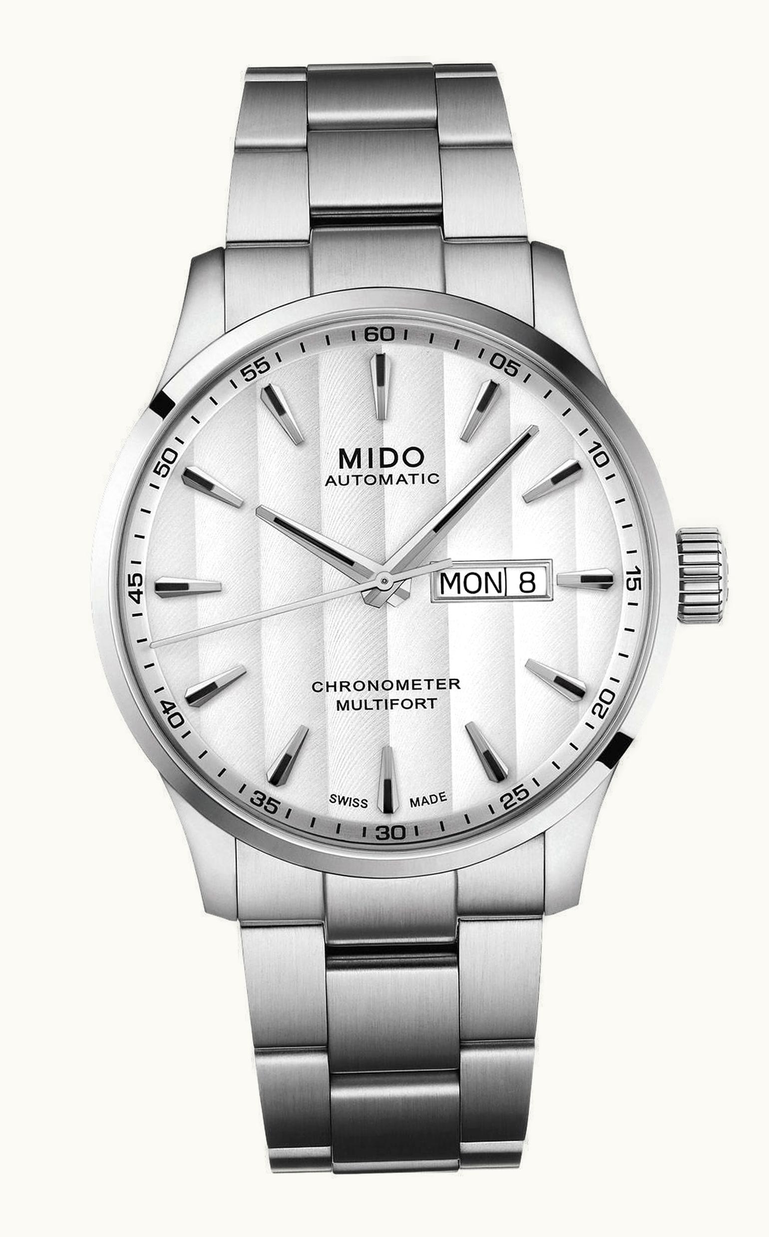 Mido Multifort Chronometer 1 Stainless Steel / Silver / Bracelet