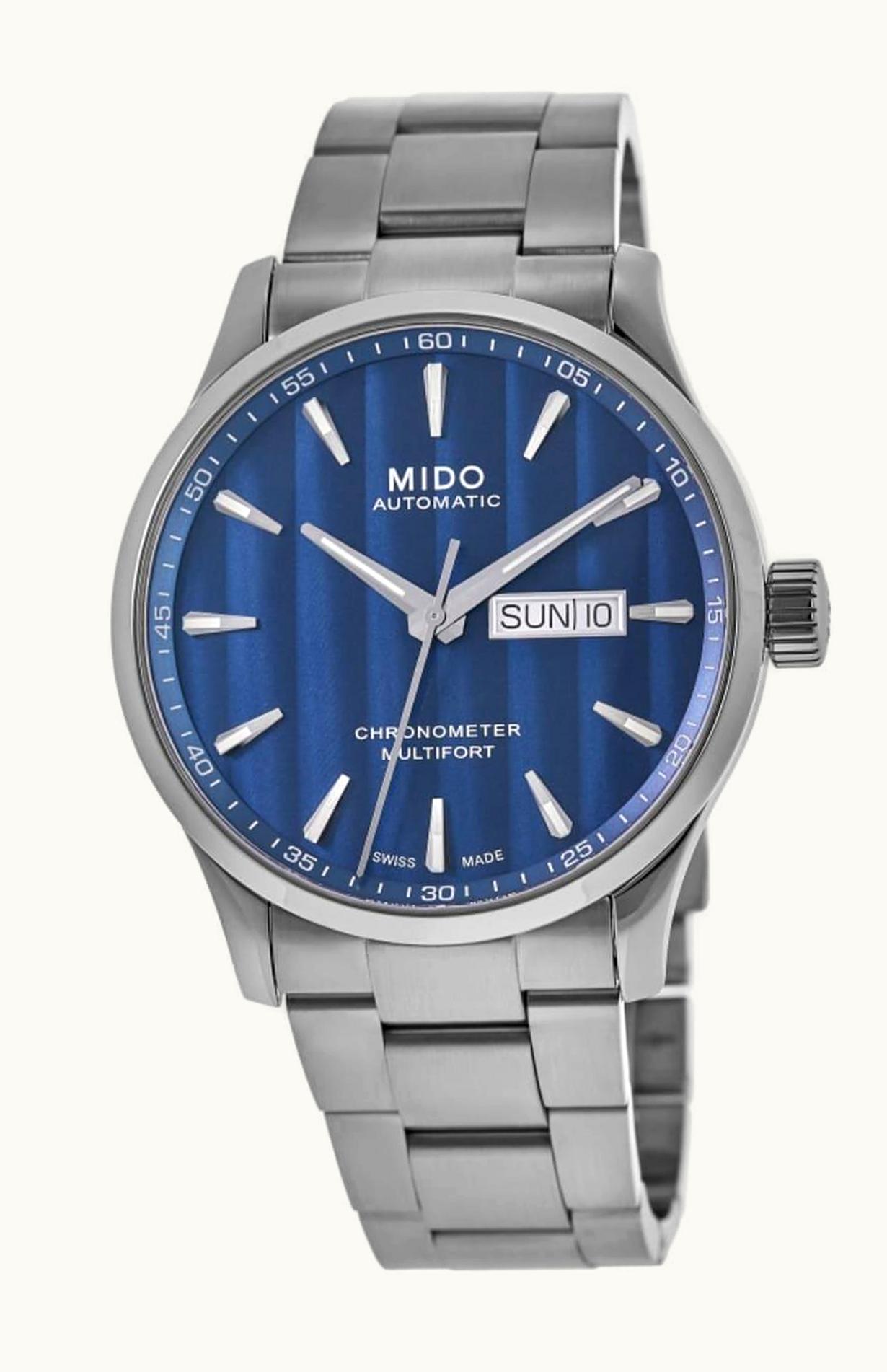 Mido Multifort Chronometer 1 Stainless Steel / Blue / Bracelet