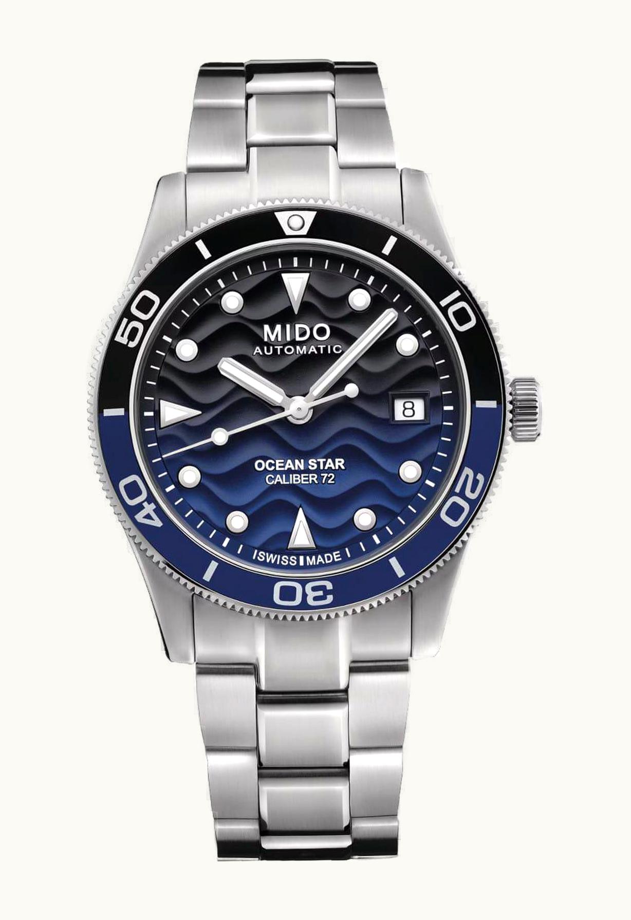 Mido Ocean Star 200 39 Stainless Steel / Black - Blue / Bracelet
