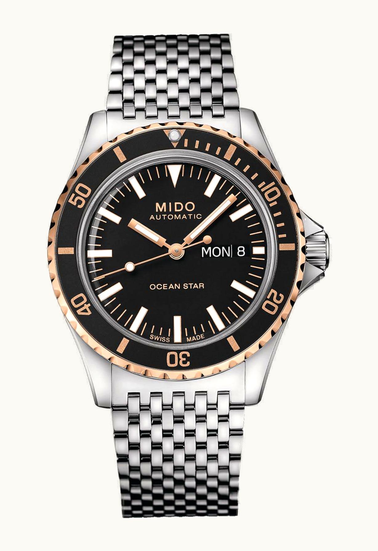 Mido Ocean Star Tribute Stainless Steel / Rose Gold / Black M026.830.21.051.00