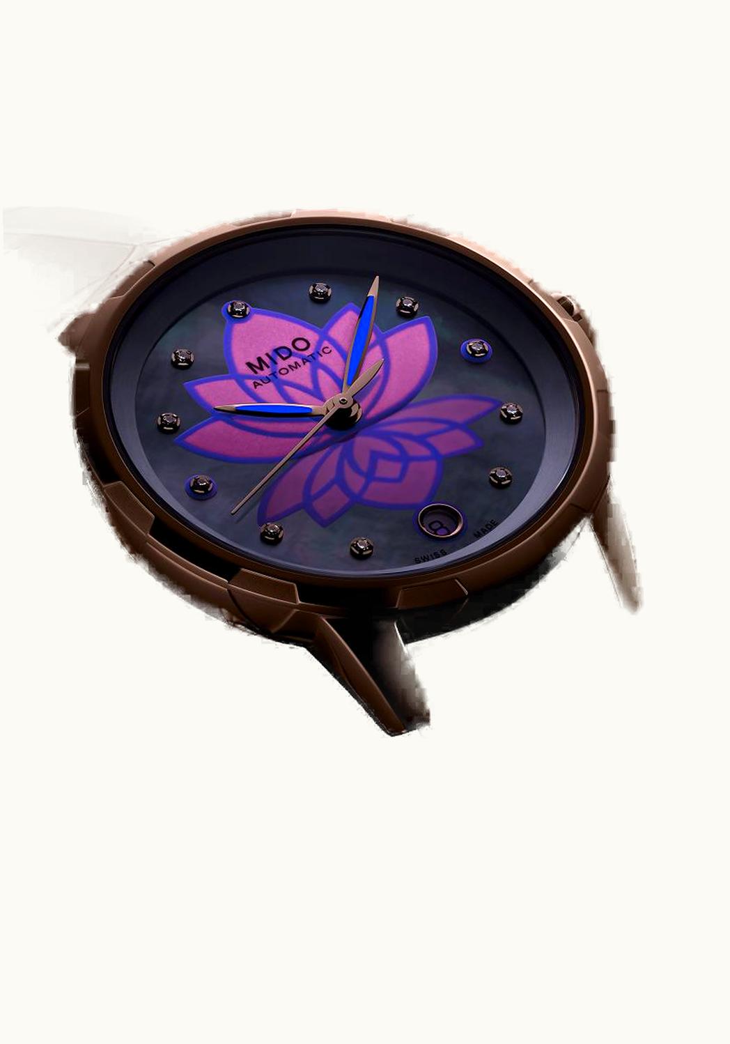 Mido Rainflower Origin Stainless Steel / White - Sapphire / Bracelet M043.207.11.011.00