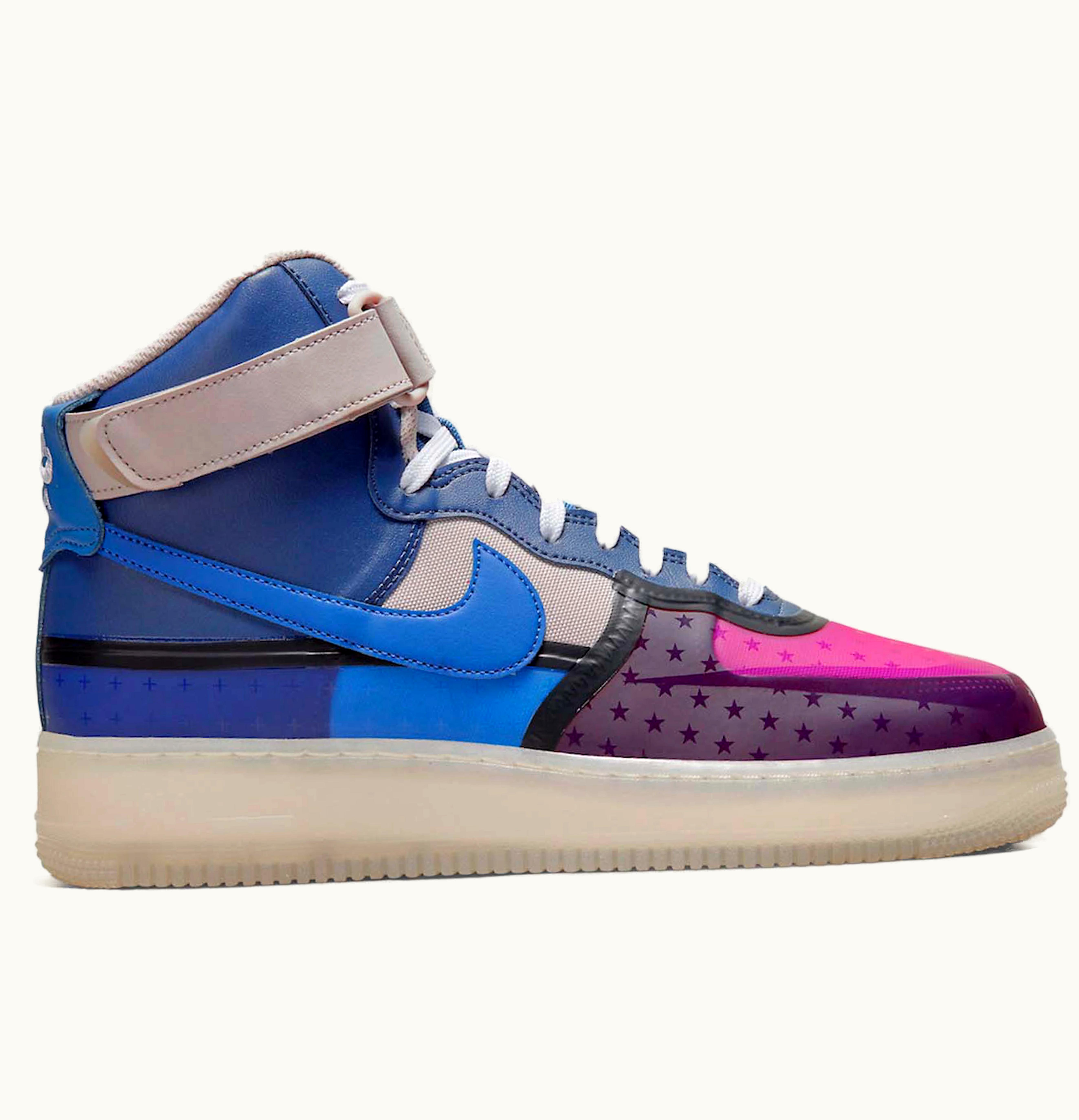 Nike Nike Air Force 1 High 07 Premium Thunder Blue Pink Prime