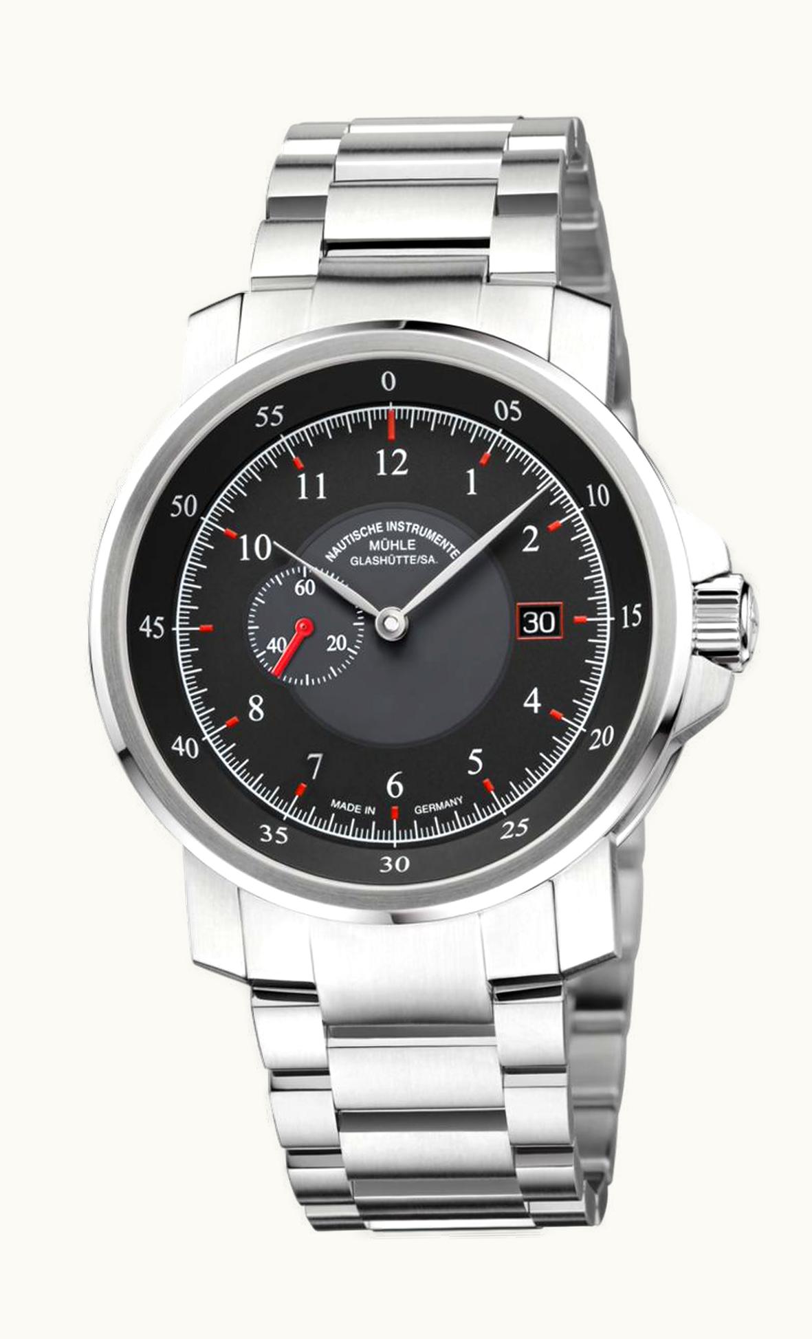 Mühle Glashütte M 29 Classic Kleine Sekunde Black / Bracelet