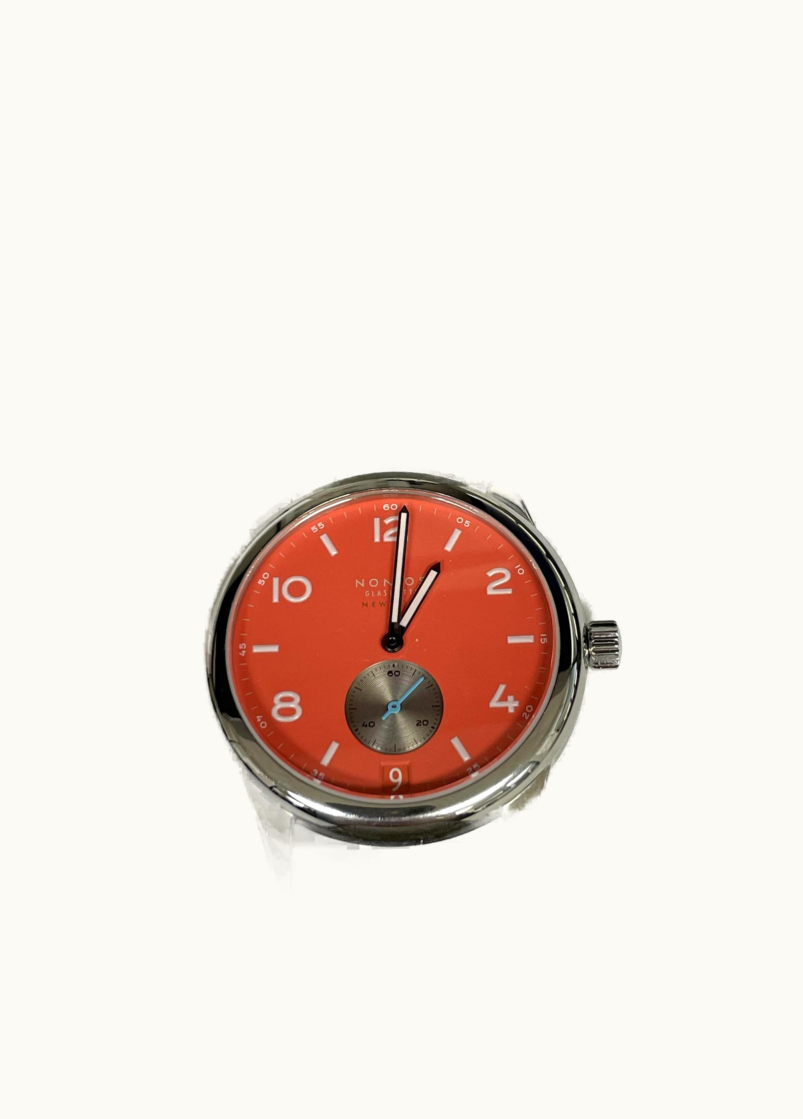 Nomos Glashütte Club Date 38 Limited Edition for Hodinkee / Terracotta