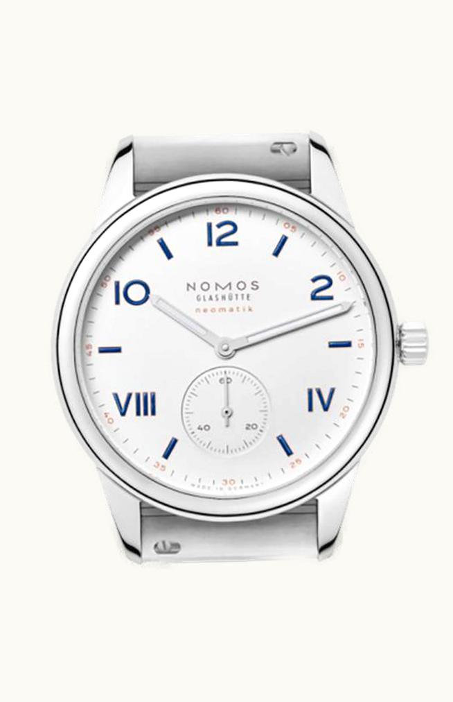 Nomos Glashütte Club Sport Neomatik 39 Indian Summer - Smoke / Open Case Back