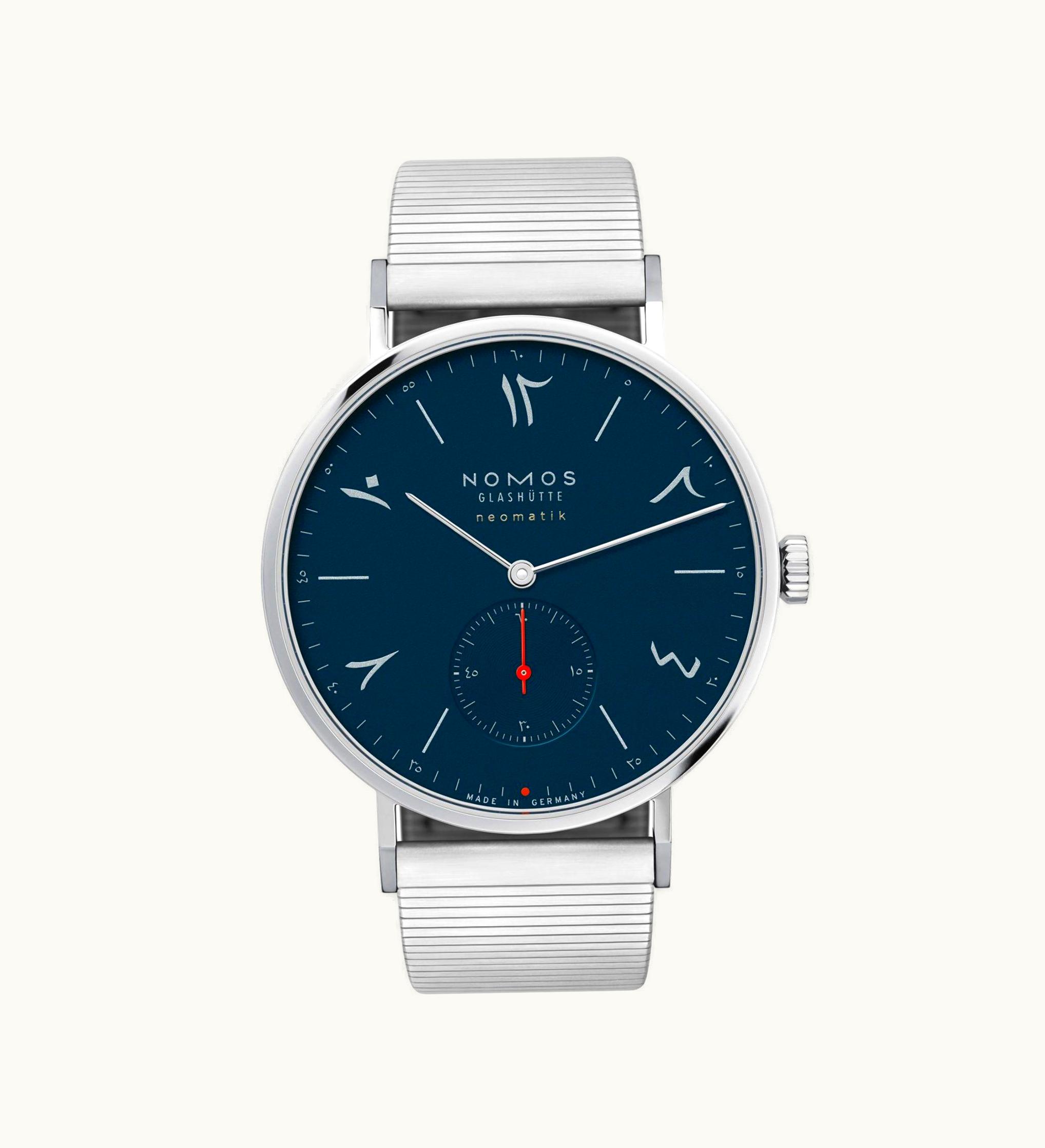 Nomos Glashütte Tangente Neomatik 39 Red Dot 2019 Commemorative Edition Blue