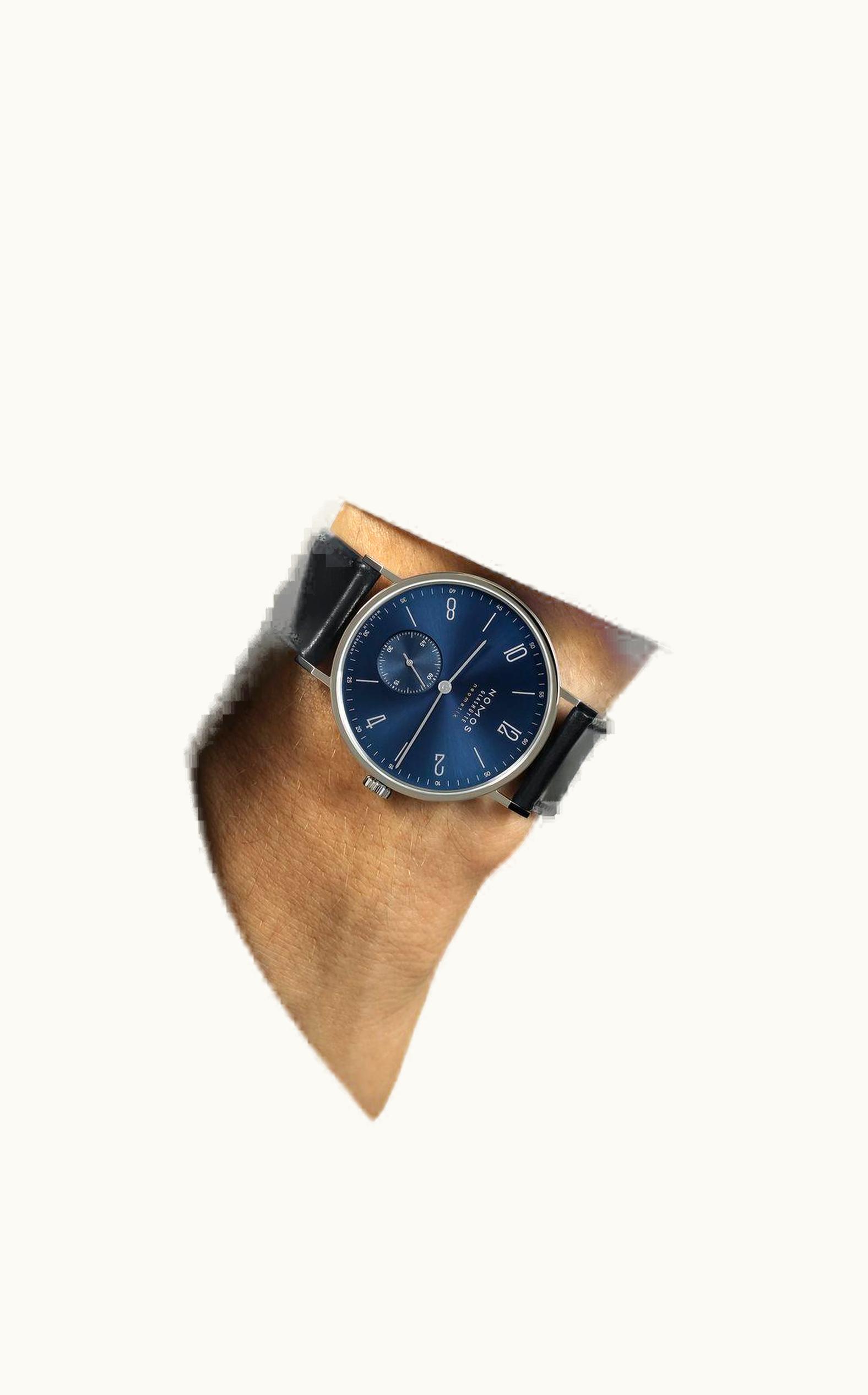 Nomos Glashütte Tangente Neomatik 39 Blue Gold / Closed Back