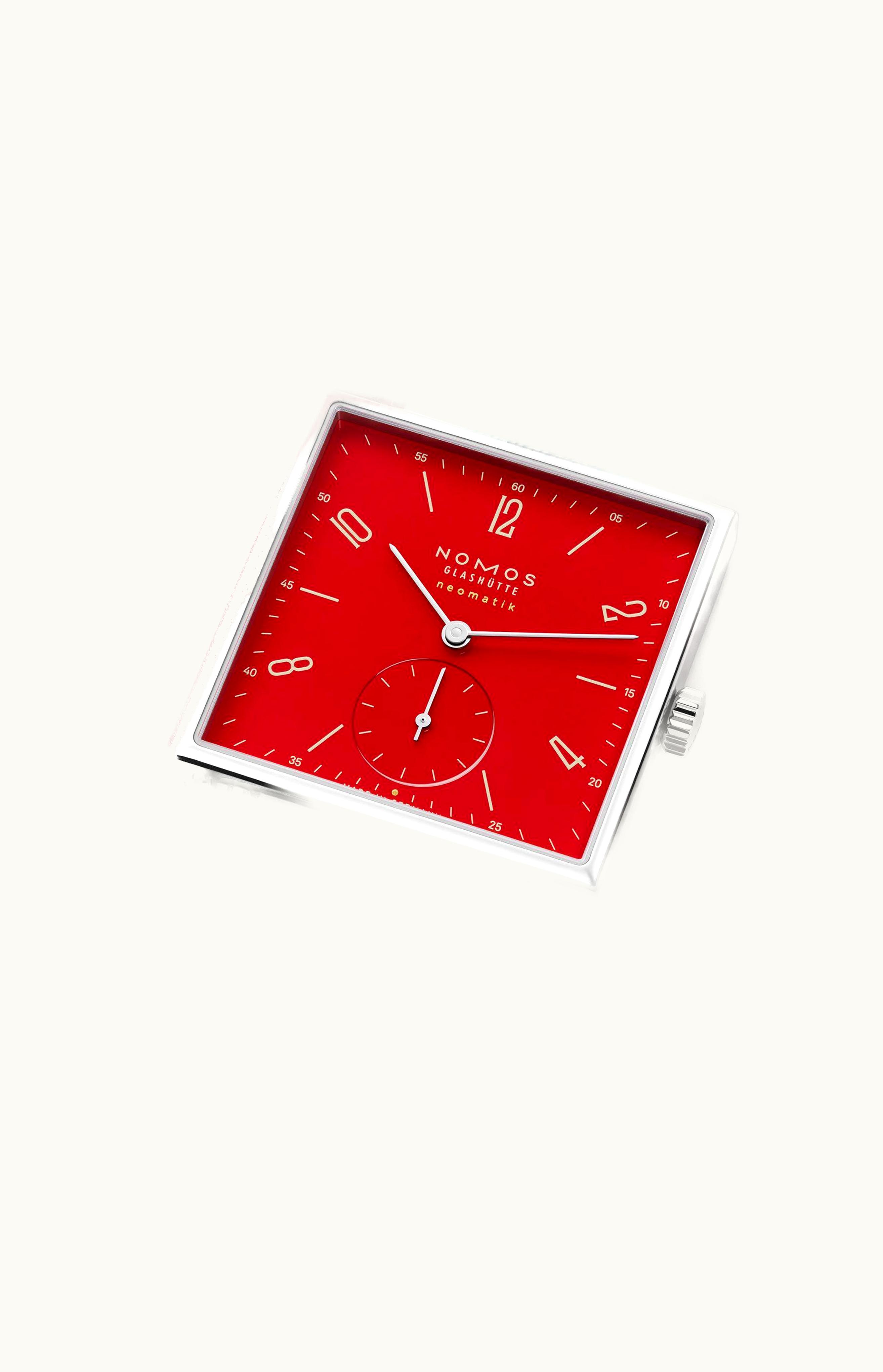 Nomos Glashütte Tetra Neomatik 39 175 Years Watchmaking Glashütte Red