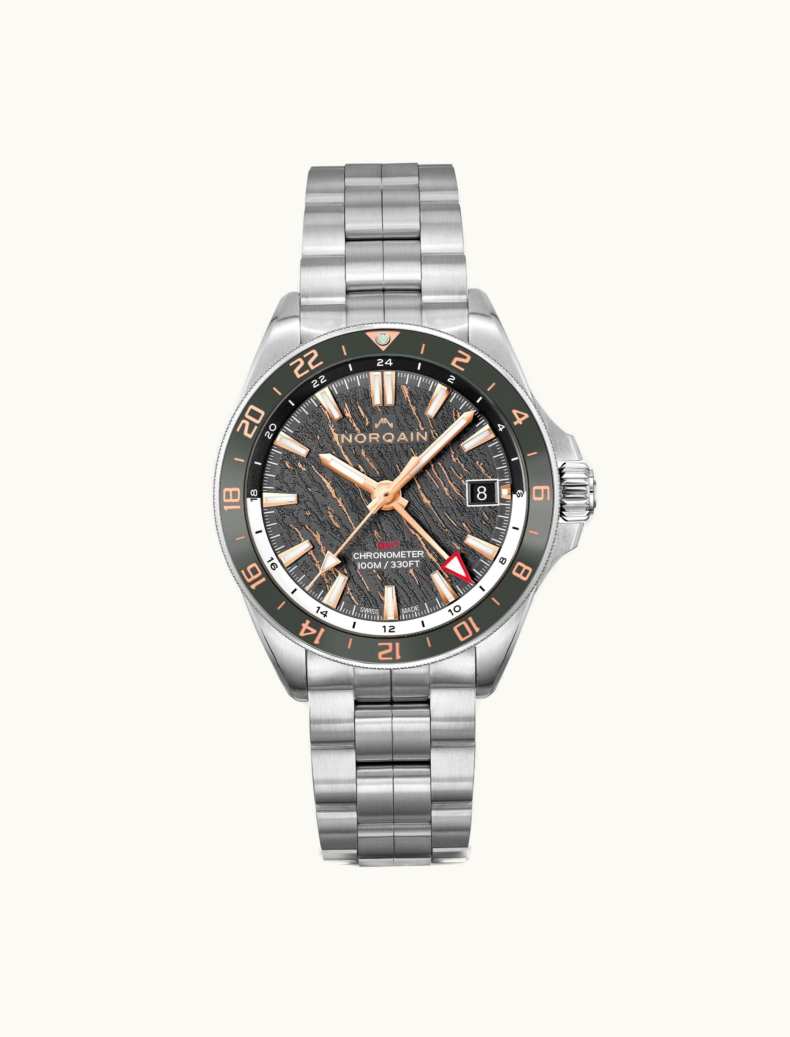 Norqain Adventure Neverest Glacier 40 Stainless Steel / Silver / Bracelet