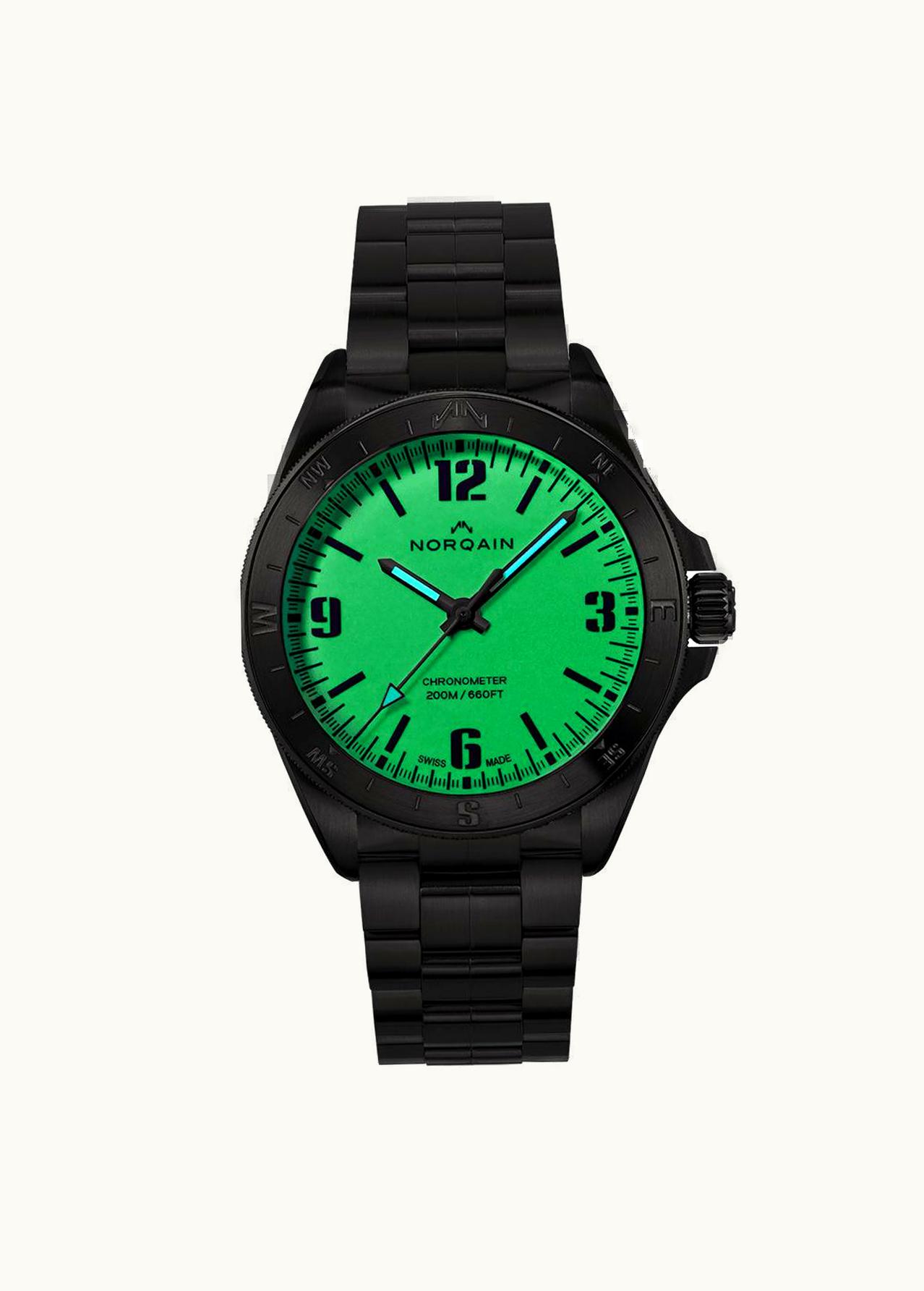 Norqain Adventure Neverest Night Sight 40 DLC / SuperLuminova / Bracelet