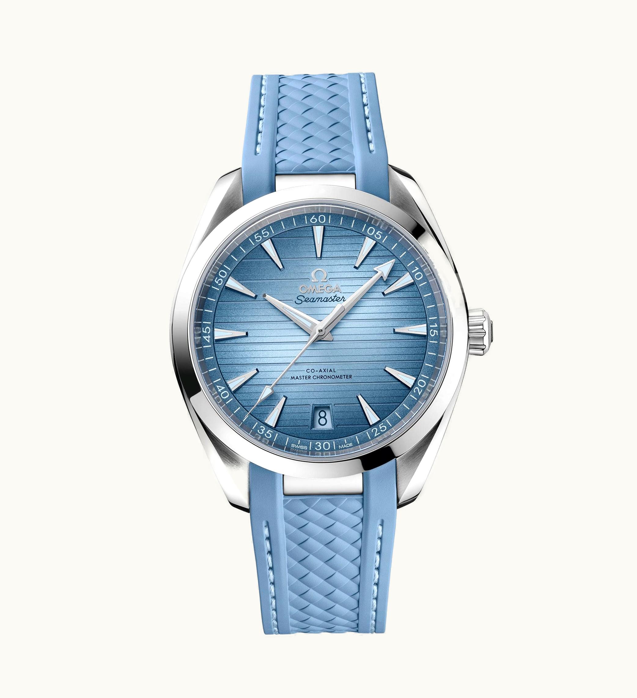 Omega Seamaster Aqua Terra 150M Master Chronometer 41 Stainless Steel / Summer Blue / Rubber