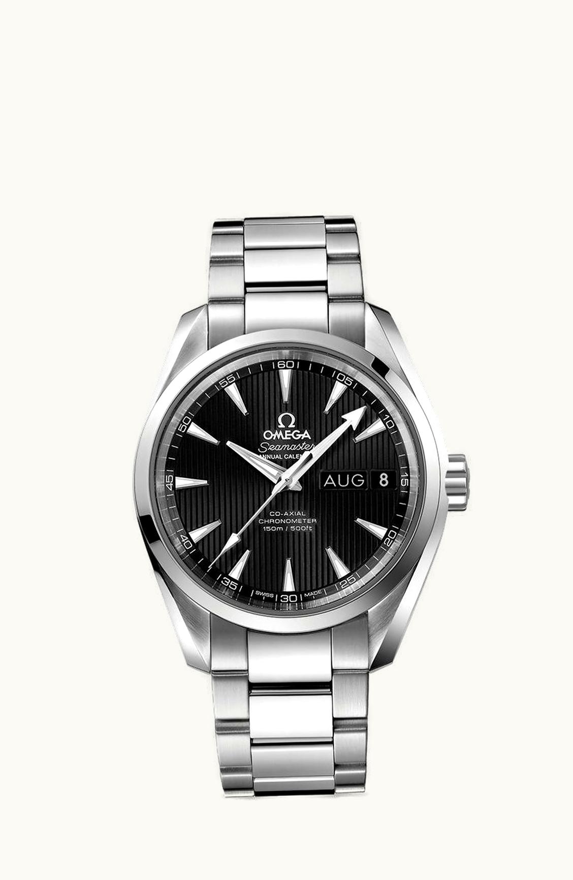 Omega Seamaster Aqua Terra 150M Co-Axial 38.5 Annual Calendar Stainless Steel / Black / Bracelet