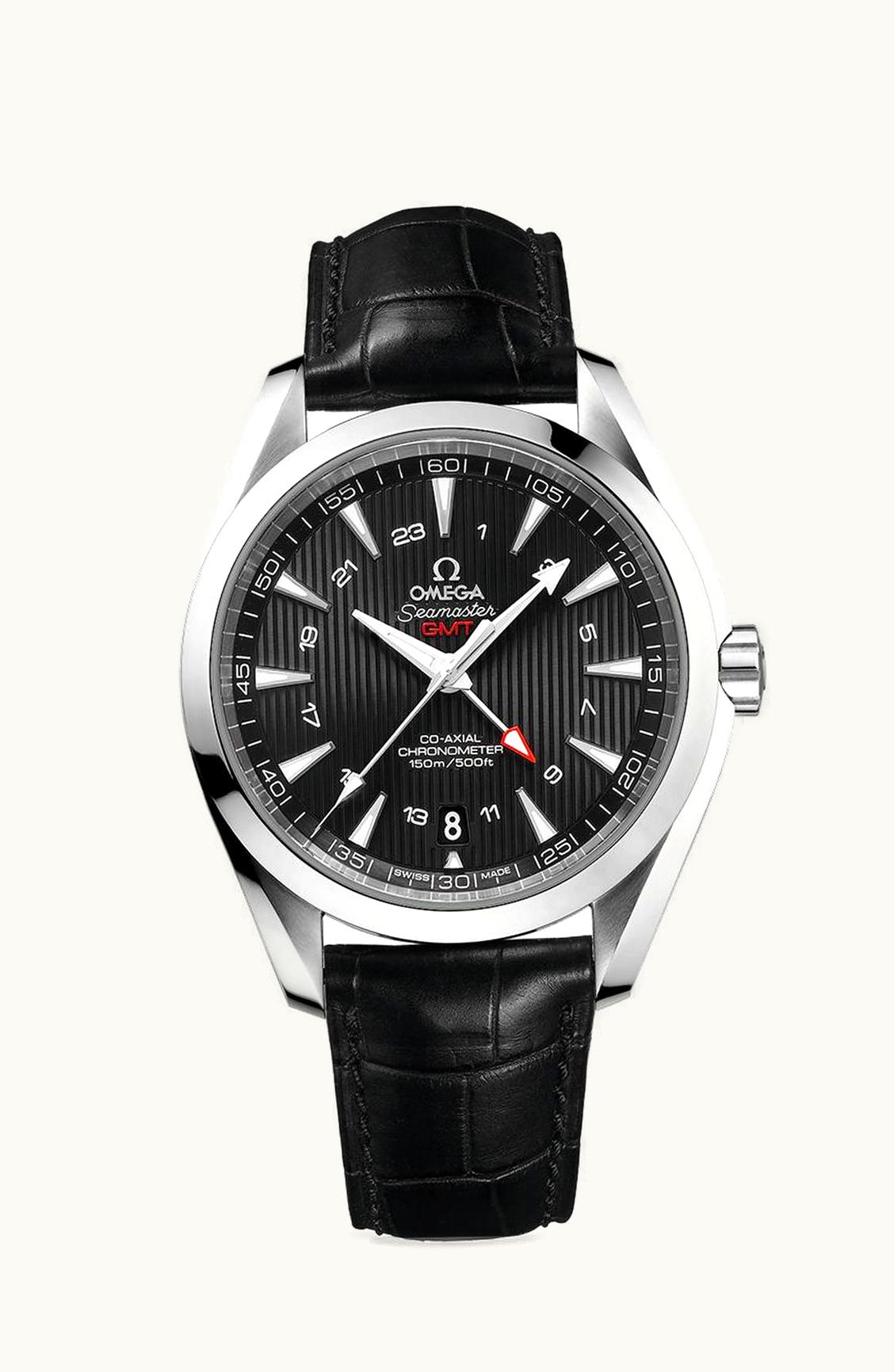 Omega Seamaster Aqua Terra 150M Co-Axial 43 GMT Stainless Steel / Black