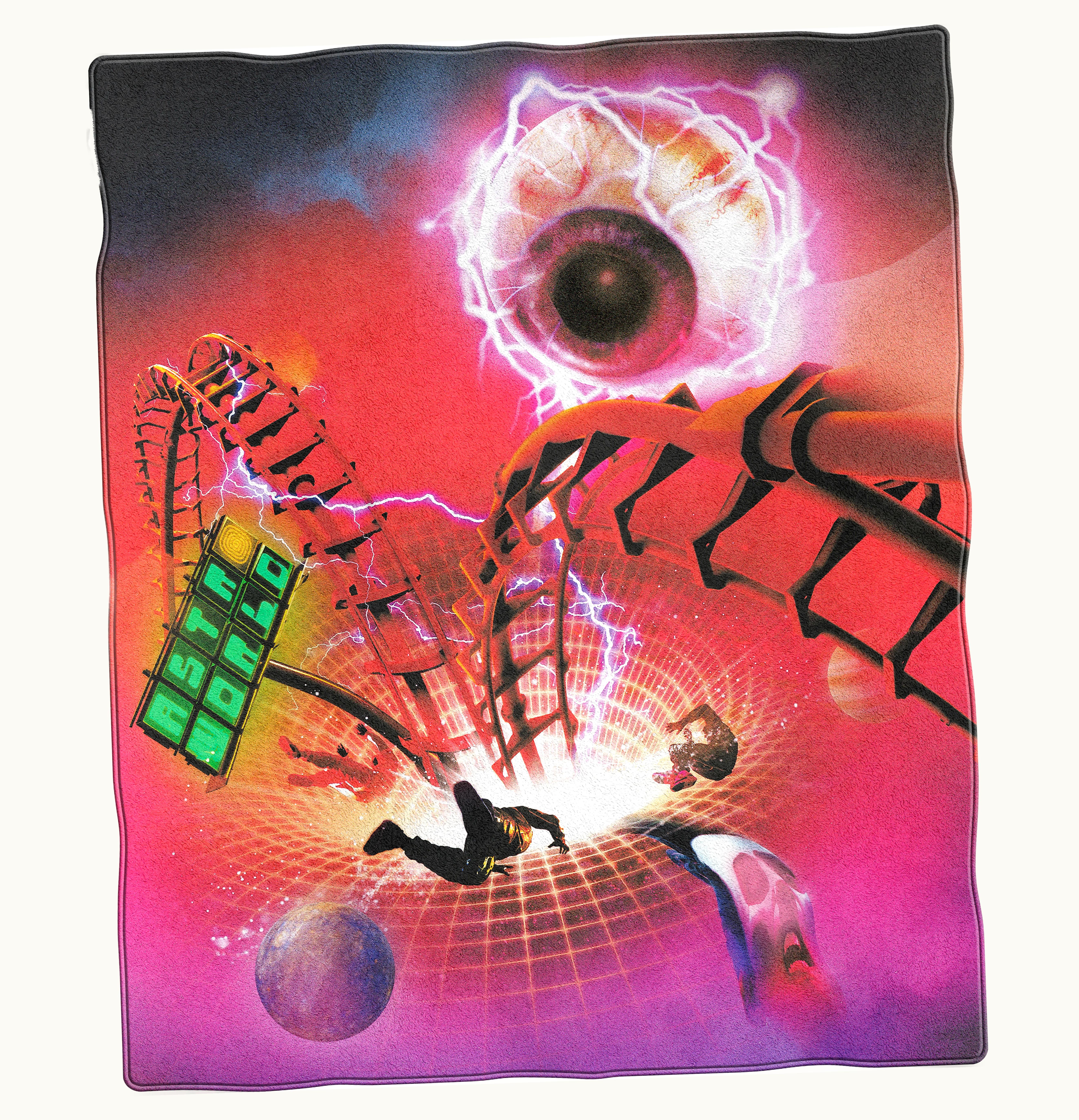 Travis Scott Travis Scott Astroworld Roller Coaster Polar Fleece Blanket