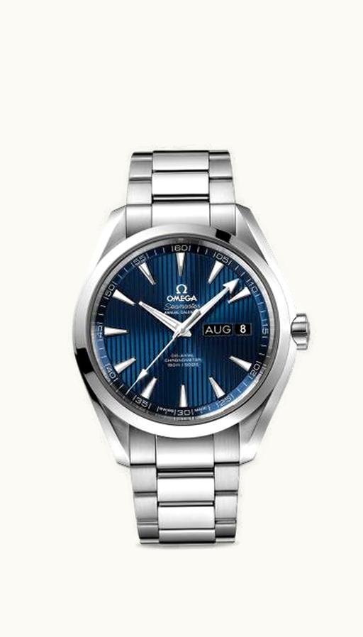 Omega Seamaster Aqua Terra 150M Co-Axial 43 Annual Calendar Stainless Steel / Blue / Bracelet