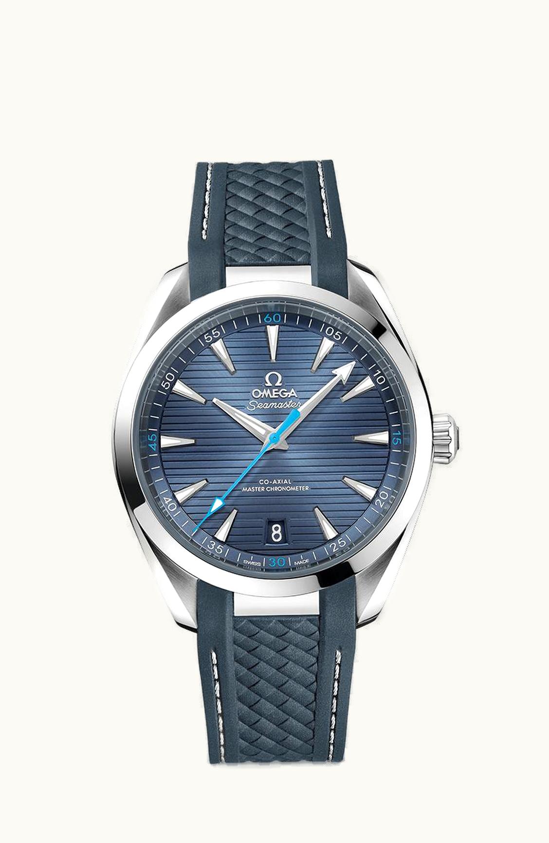 Omega Seamaster Aqua Terra 150M Master Chronometer 41 Stainless Steel / Blue / Rubber