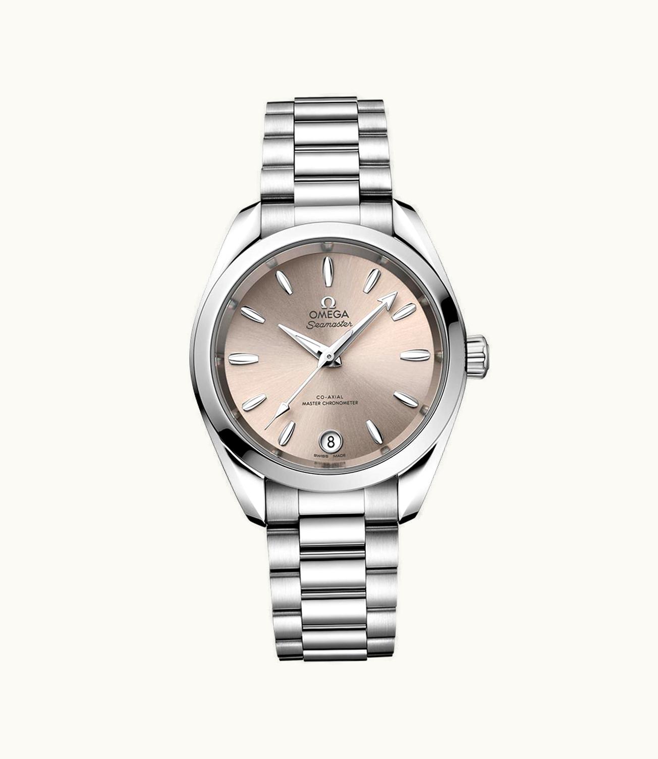 Omega Seamaster Aqua Terra 150M Master Chronometer 34 Stainless Steel / Sandstone / Bracelet