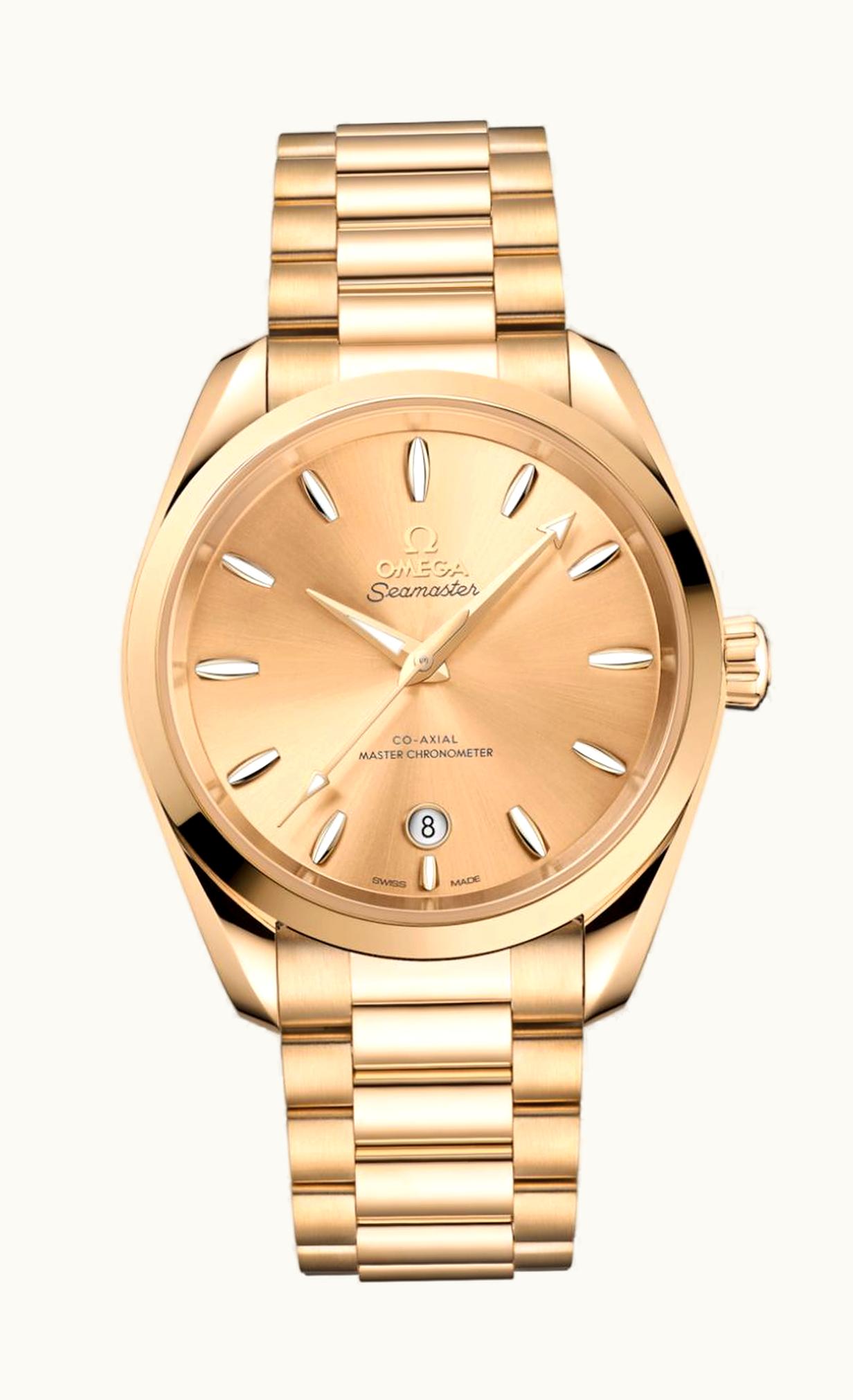 Omega Seamaster Aqua Terra 150M Shades Master Chronometer 38 Moonshine Gold / Champagne / Bracelet