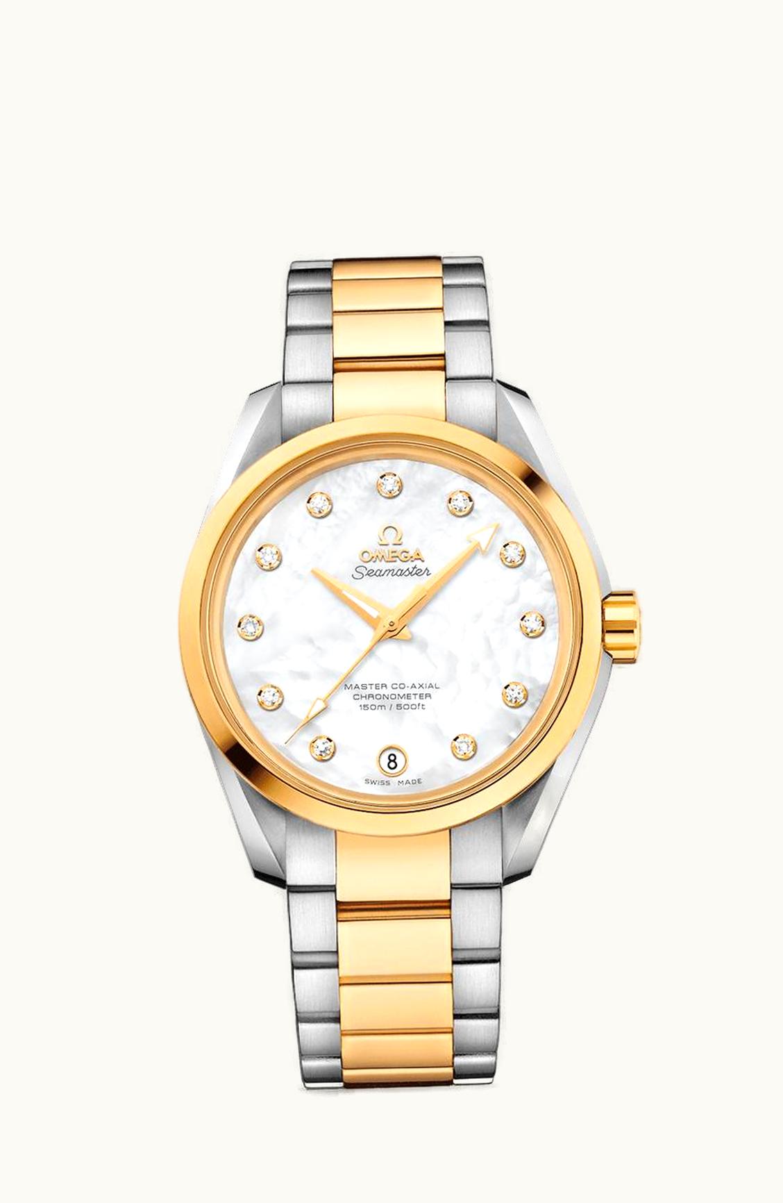Omega Seamaster Aqua Terra 150M Master Co-Axial 38.5 Stainless Steel / Yellow Gold / MOP / Bracelet