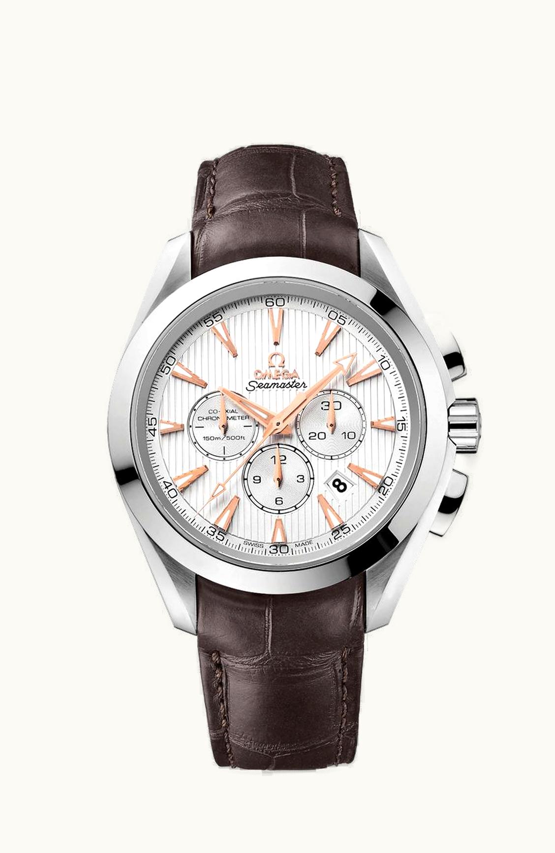 Omega Seamaster Aqua Terra 150M Co-Axial 44 Chronograph Stainless Steel / Silver