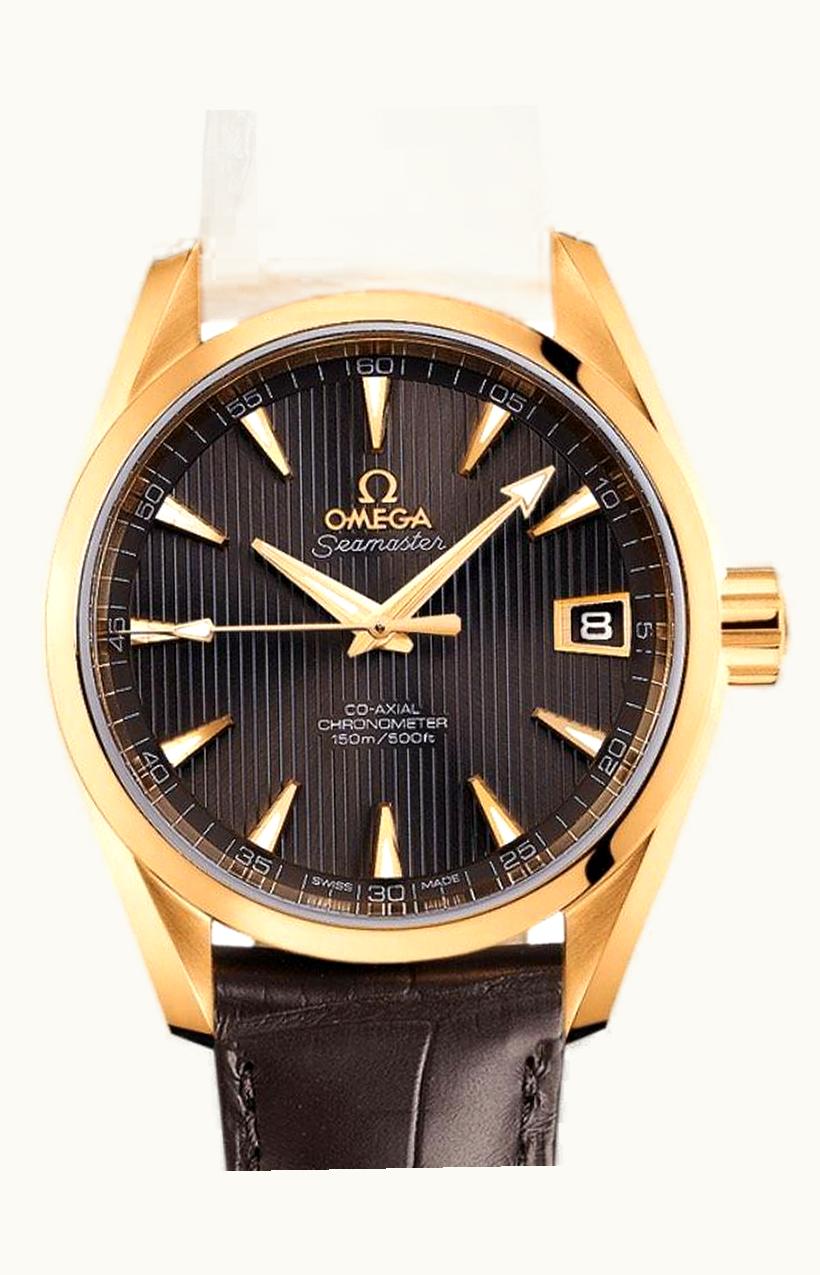 Omega Seamaster Aqua Terra 150M Co-Axial 38.5 Yellow Gold / Grey