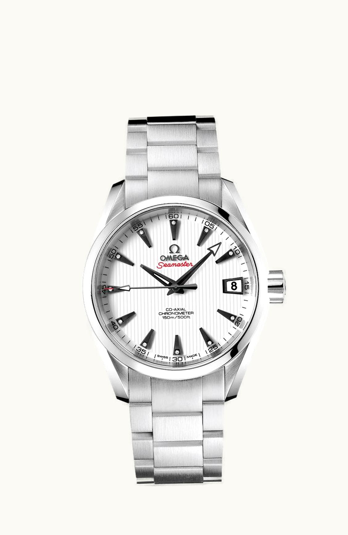Omega Seamaster Aqua Terra 150M Co-Axial 38.5 Stainless Steel / White / Bracelet