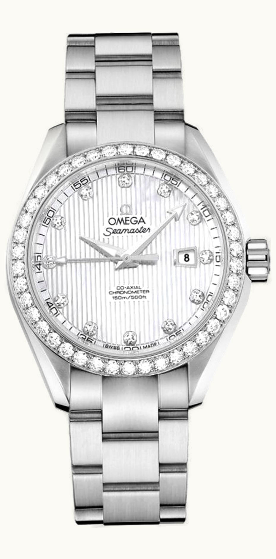 Omega Seamaster Aqua Terra 150M Co-Axial 34 Stainless Steel / Diamond / MOP / Bracelet