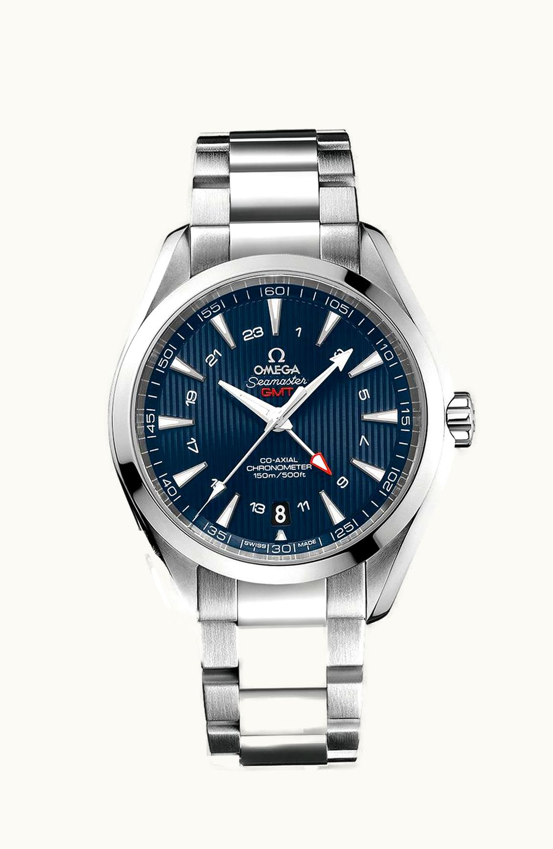 Omega Seamaster Aqua Terra 150M Co-Axial 43 GMT Stainless Steel / Blue / Bracelet