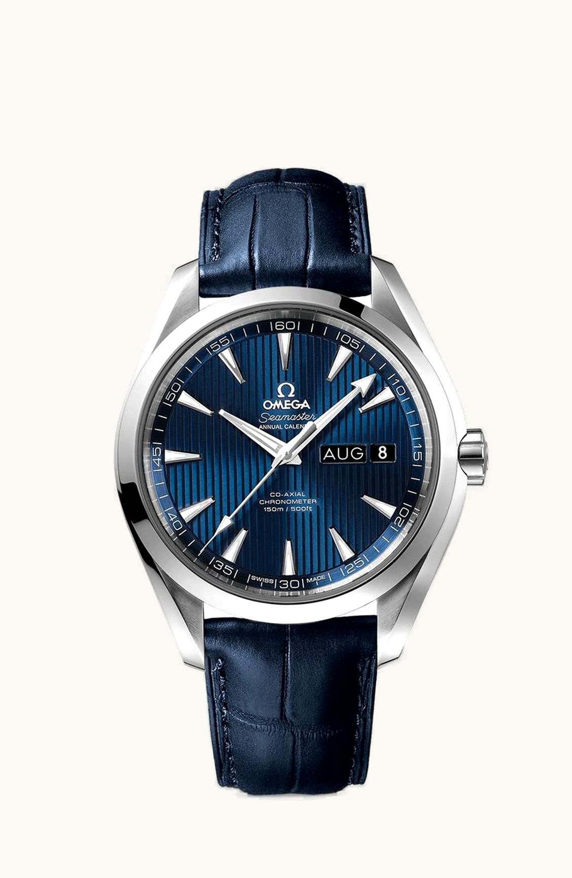 Omega Seamaster Aqua Terra 150M Co-Axial 43 Annual Calendar Stainless Steel / Blue