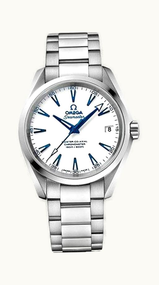 Omega Seamaster Aqua Terra 150M Master Co-Axial 38.5 Titanium / White / Bracelet / GoodPlanet