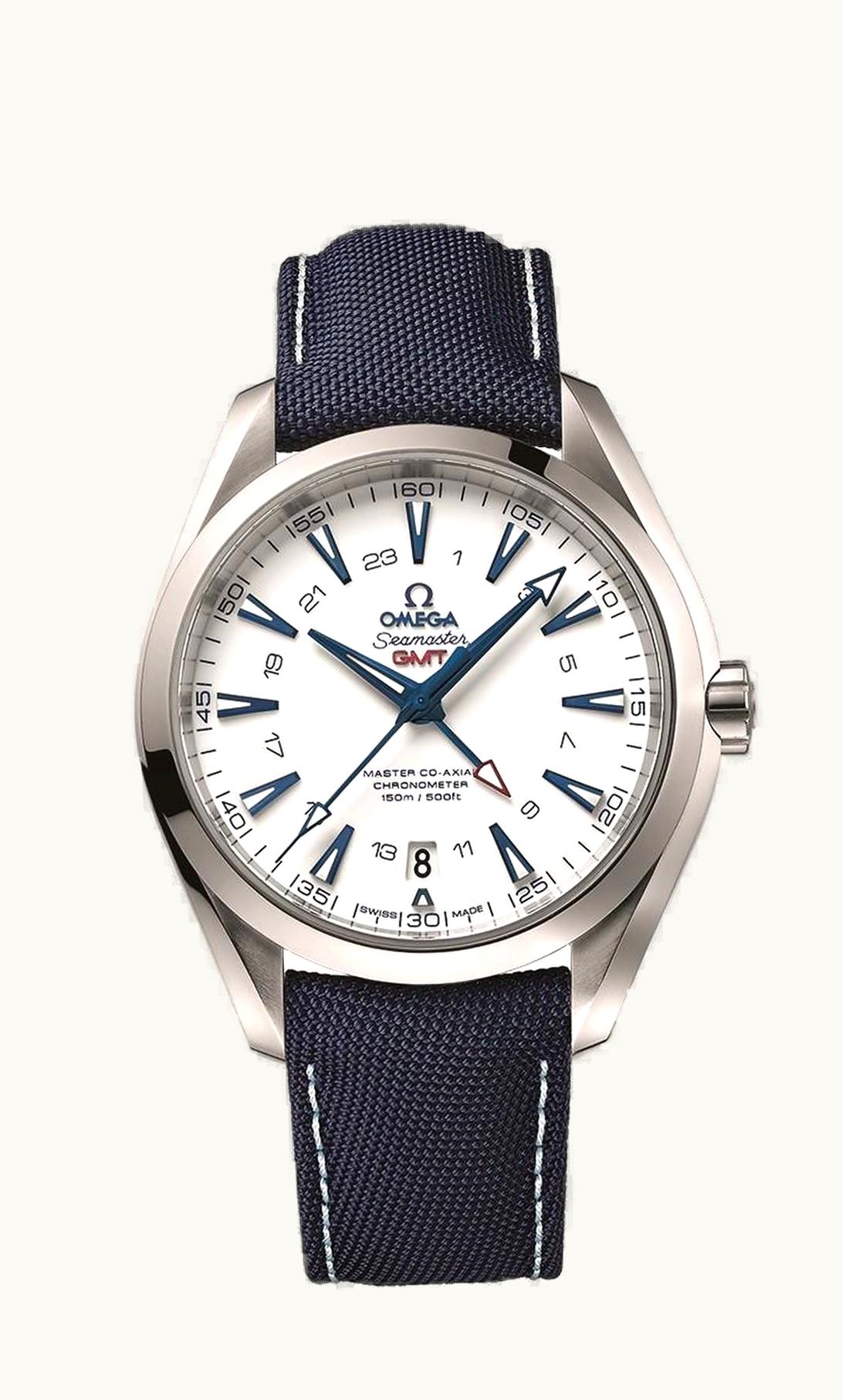 Omega Seamaster Aqua Terra 150M Co-Axial 43 GMT Titanium / White / GoodPlanet