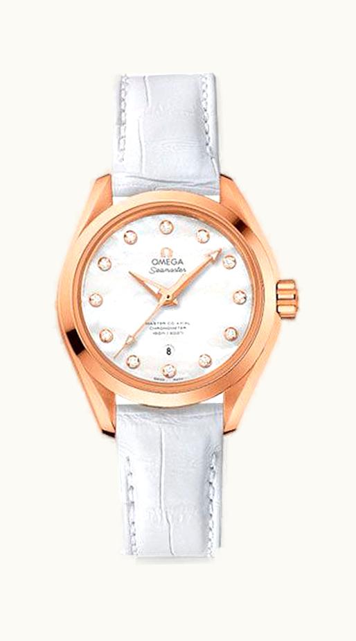 Omega Seamaster Aqua Terra 150M Master Co-Axial 34 Sedna Gold / MOP