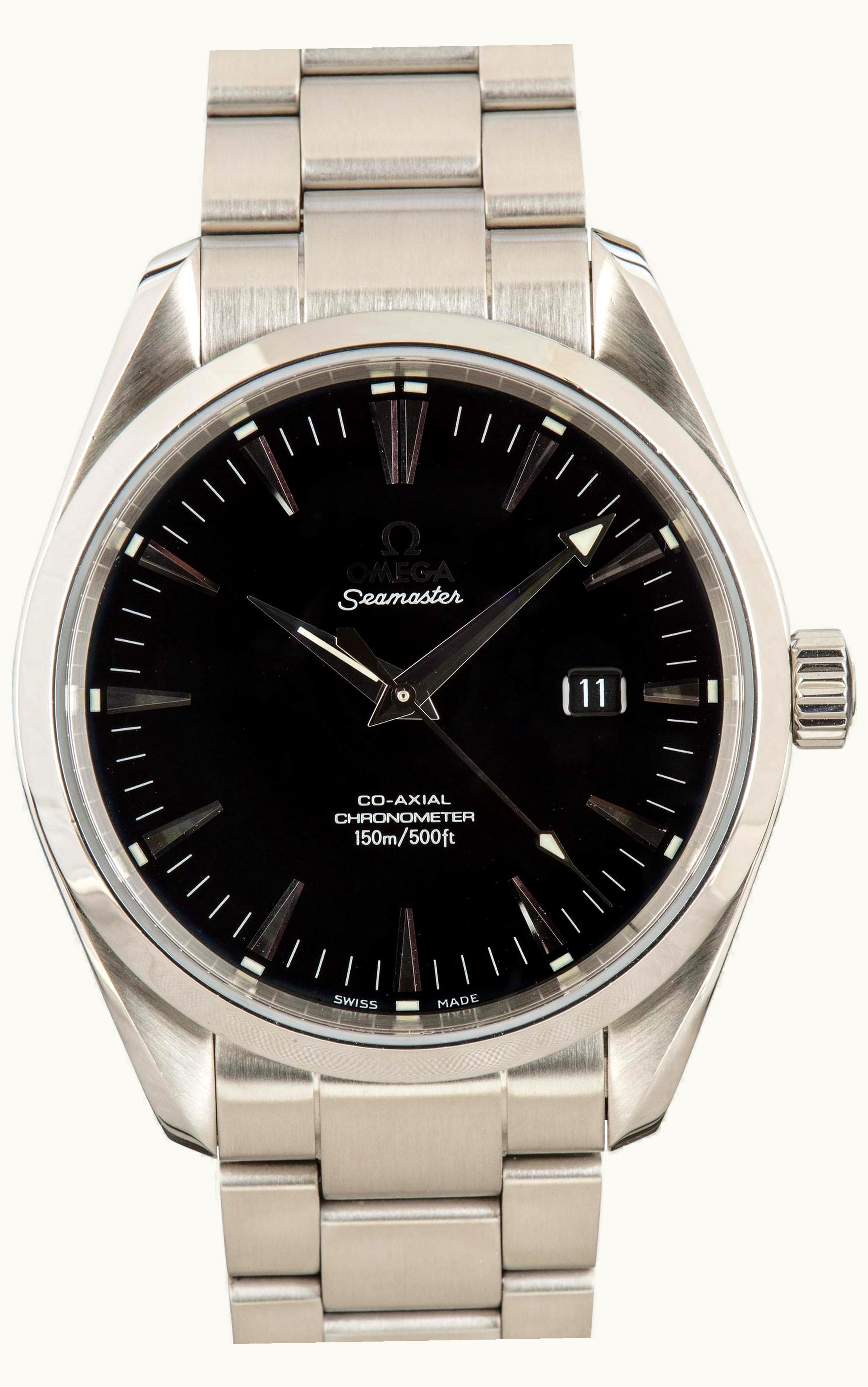 Omega Seamaster Aqua Terra 150M Co-Axial 42.2 Stainless Steel / Black / Bracelet