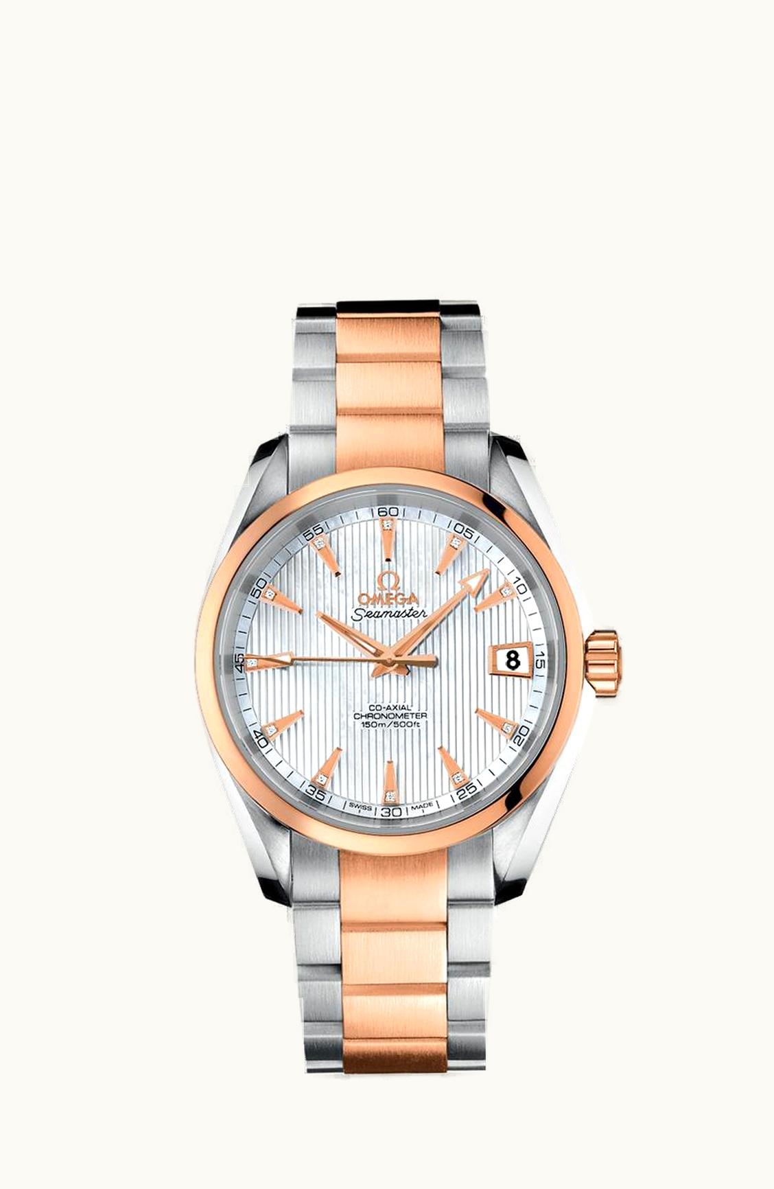 Omega Seamaster Aqua Terra 150M Co-Axial 38.5 Stainless Steel / Red Gold / MOP / Bracelet