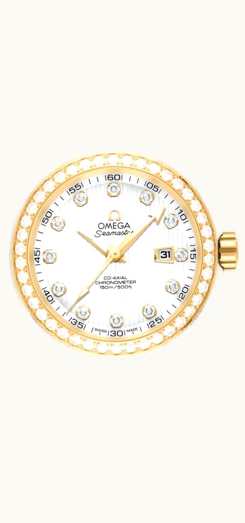 Omega Seamaster Aqua Terra 150M Co-Axial 34 Stainless Steel / Yellow Gold / Diamond / MOP / Bracelet