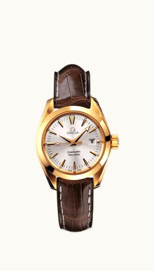 Omega Seamaster Aqua Terra 150M Quartz 29.2 Yellow Gold / Silver