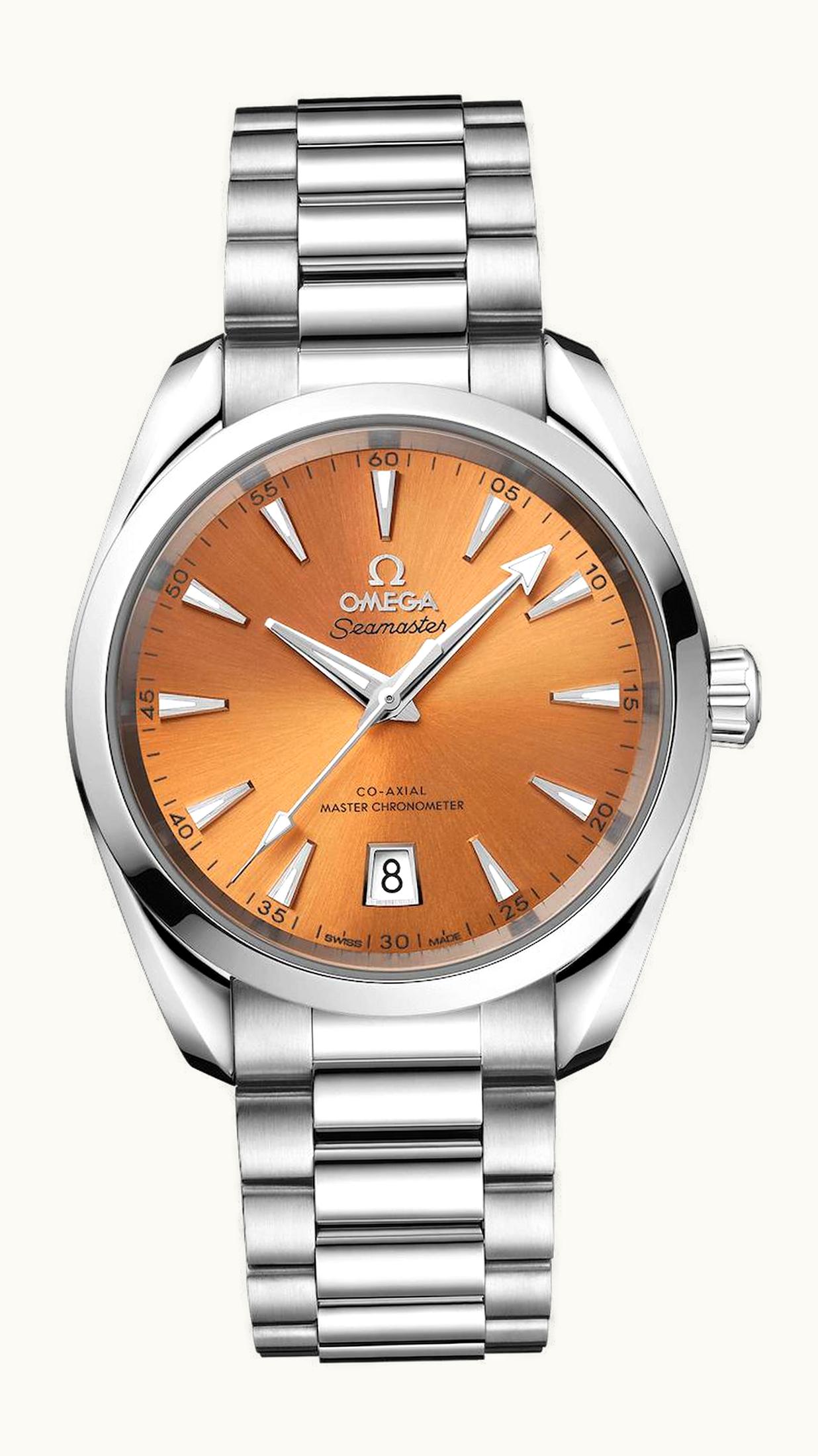 Omega Seamaster Aqua Terra 150M Shades Master Chronometer 38 Stainless Steel / Saffron / Bracelet