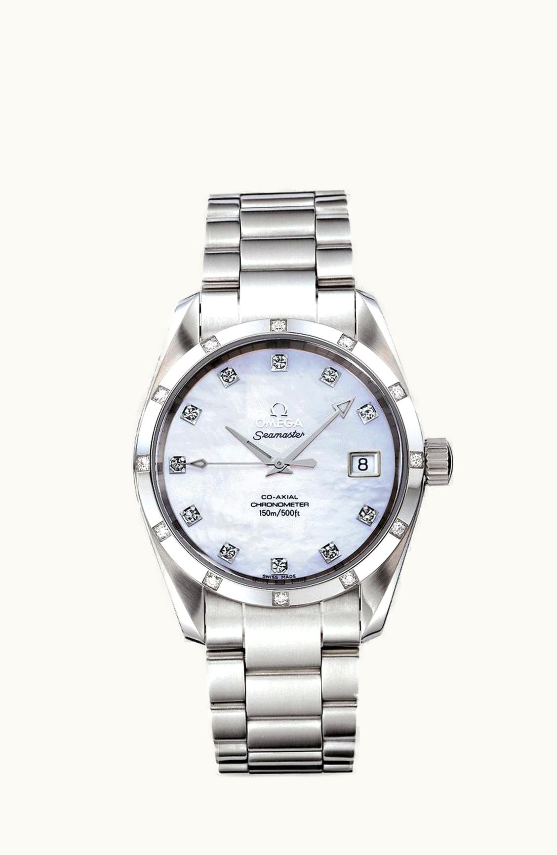 Omega Seamaster Aqua Terra 150M Co-Axial 36.2 Stainless Steel / Diamond / MOP / Bracelet