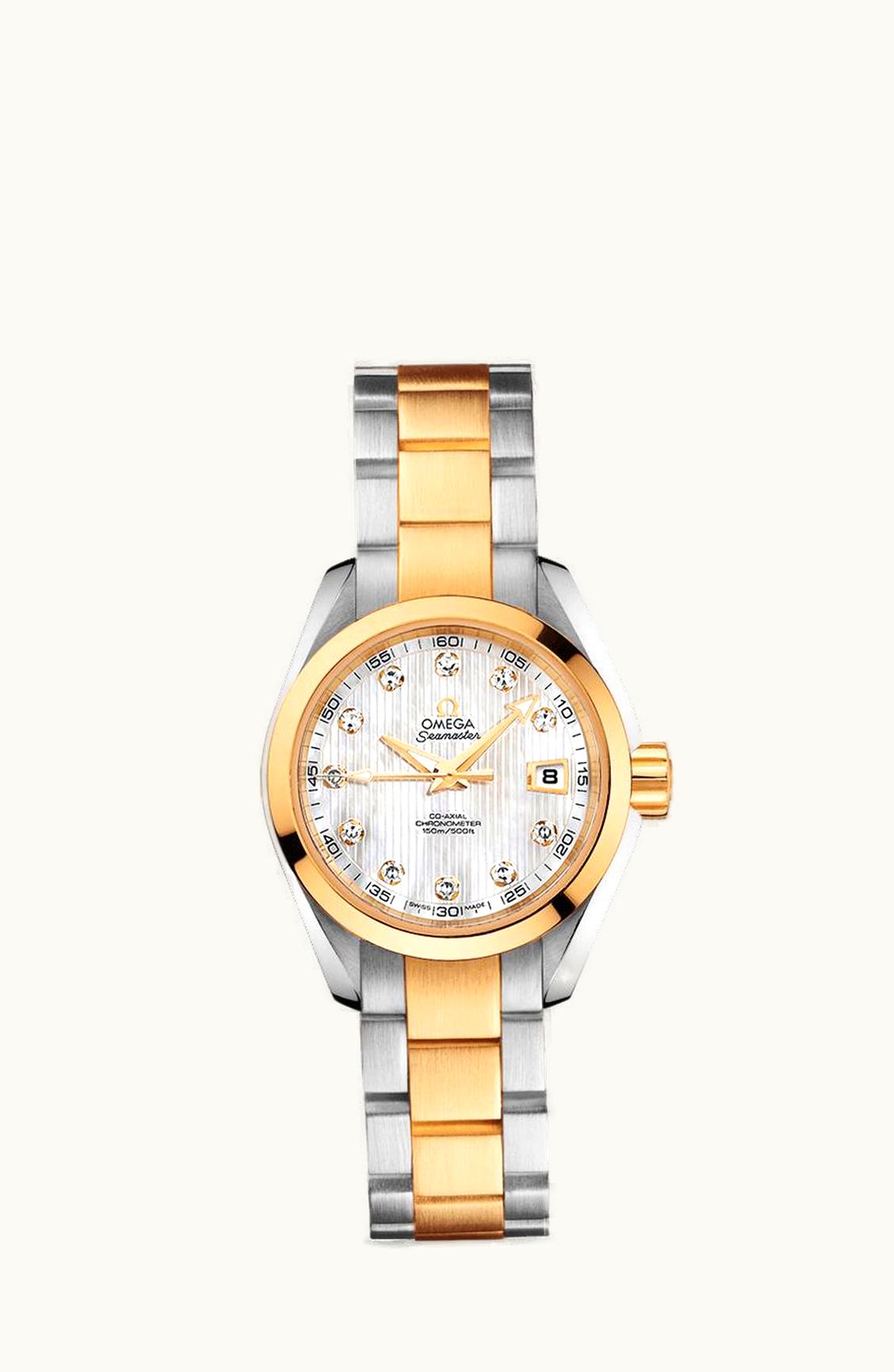 Omega Seamaster Aqua Terra 150M Co-Axial 30 Stainless Steel / Yellow Gold / MOP / Bracelet