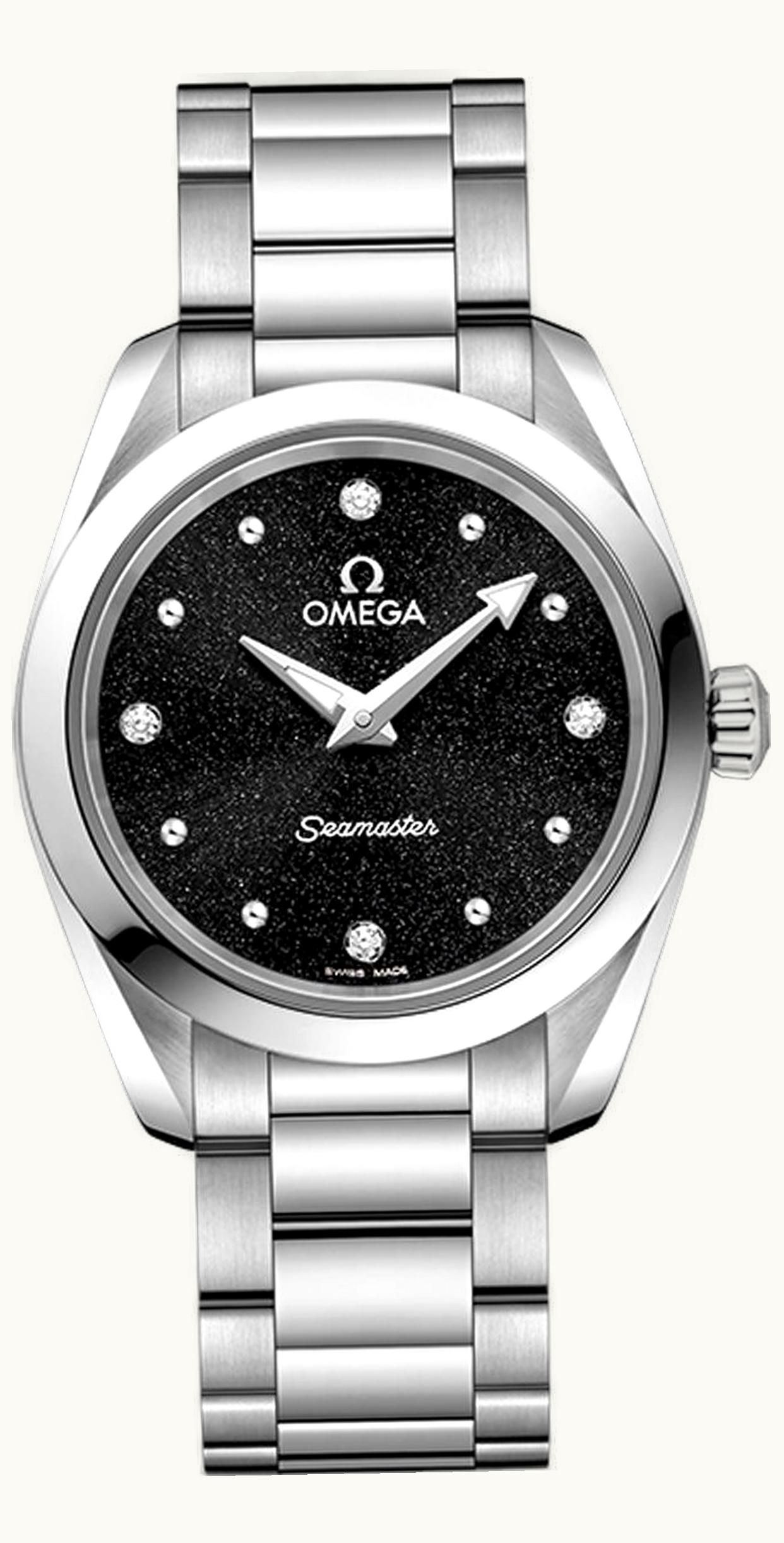 Omega Seamaster Aqua Terra 150M Quartz 28 Stainless Steel / Black / Bracelet