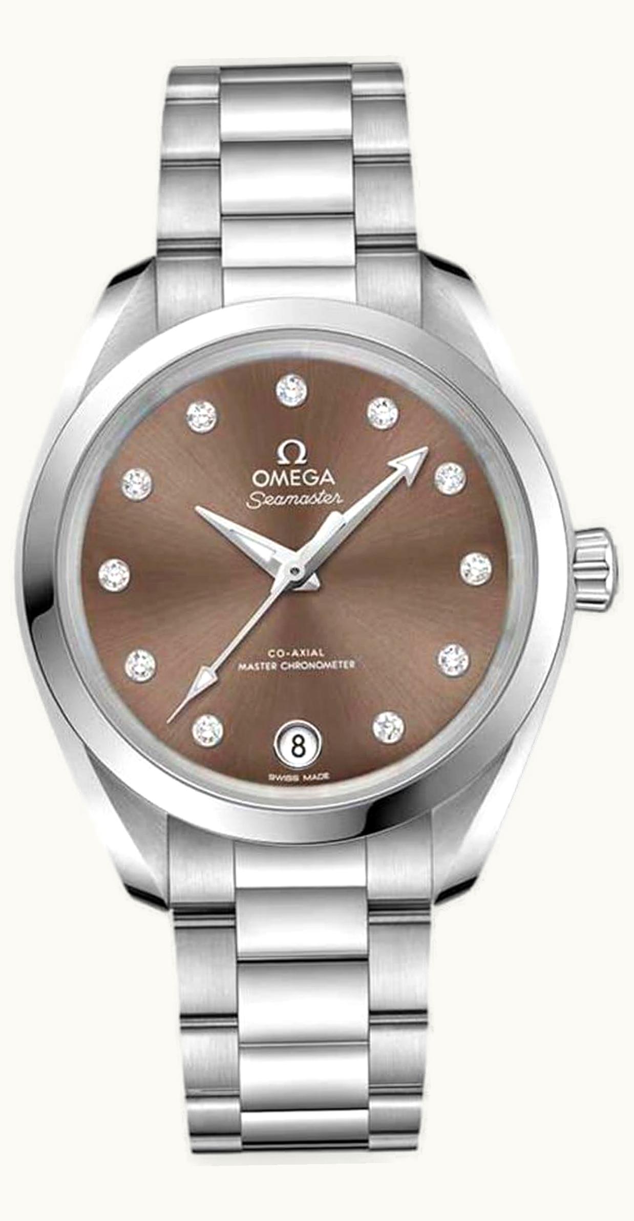 Omega Seamaster Aqua Terra 150M Master Chronometer 34 Stainless Steel / Brown MOP / Bracelet
