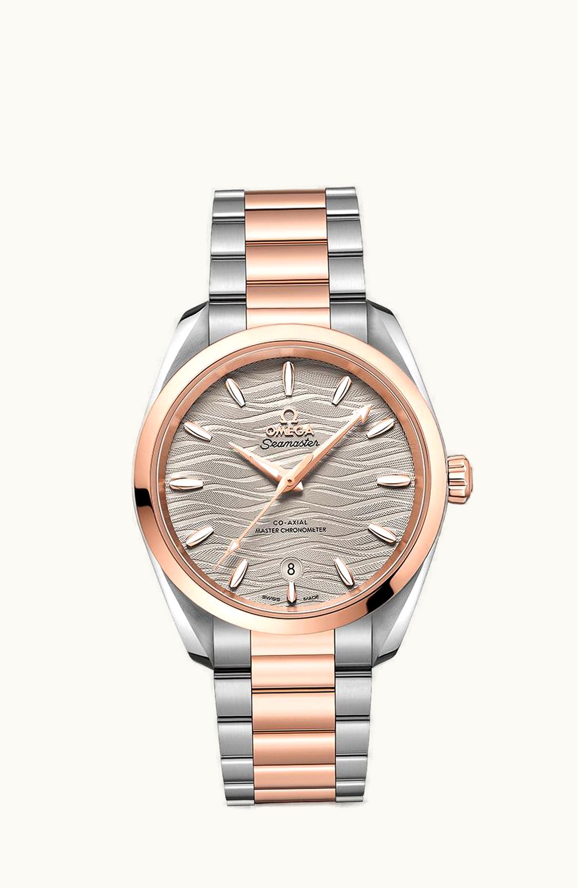 Omega Seamaster Aqua Terra 150M Master Chronometer 38 Stainless Steel / Sedna Gold / Grey-Waves / Bracelet