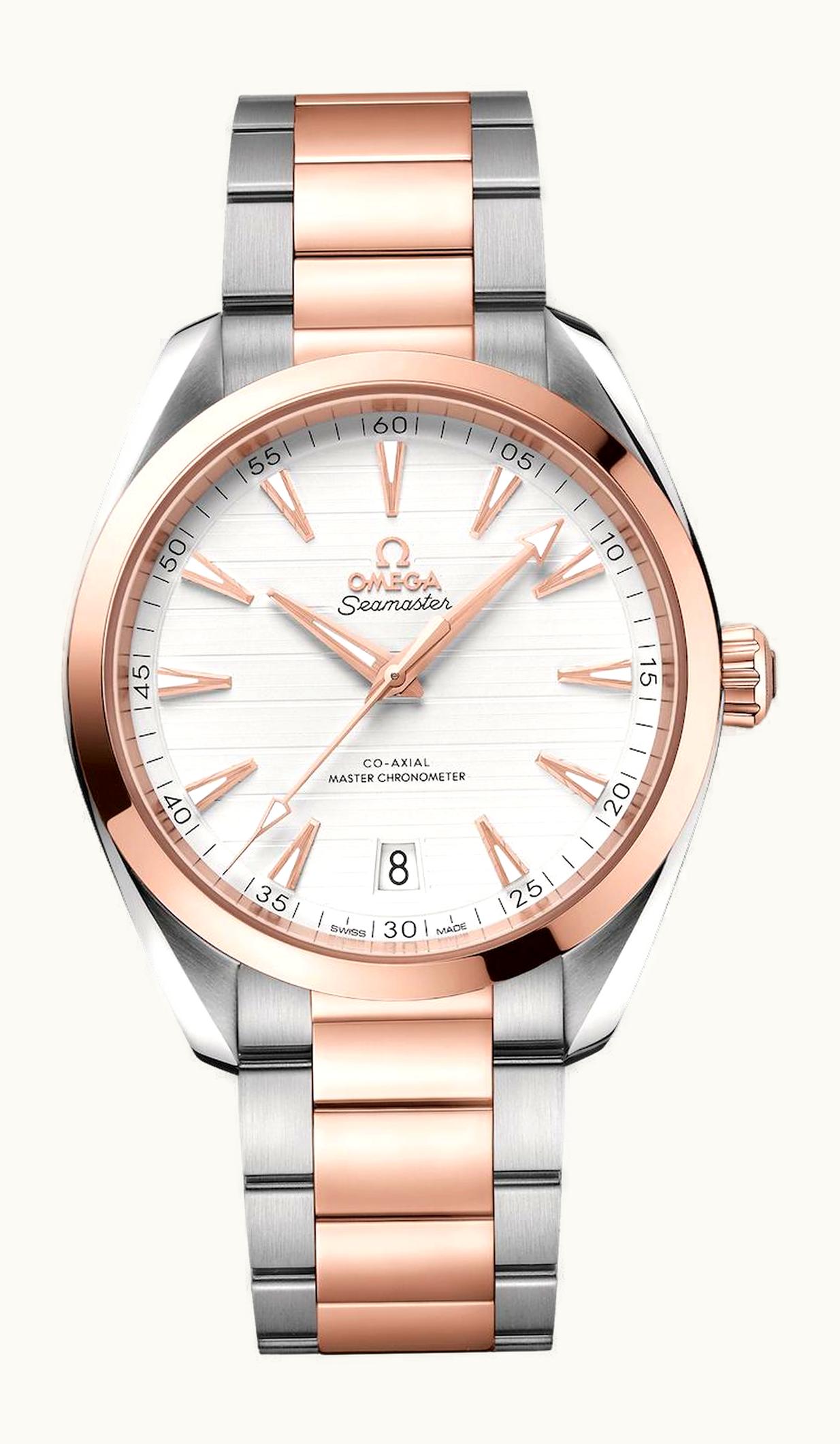 Omega Seamaster Aqua Terra 150M Master Chronometer 41 Stainless Steel / Sedna Gold / Silver / Bracelet