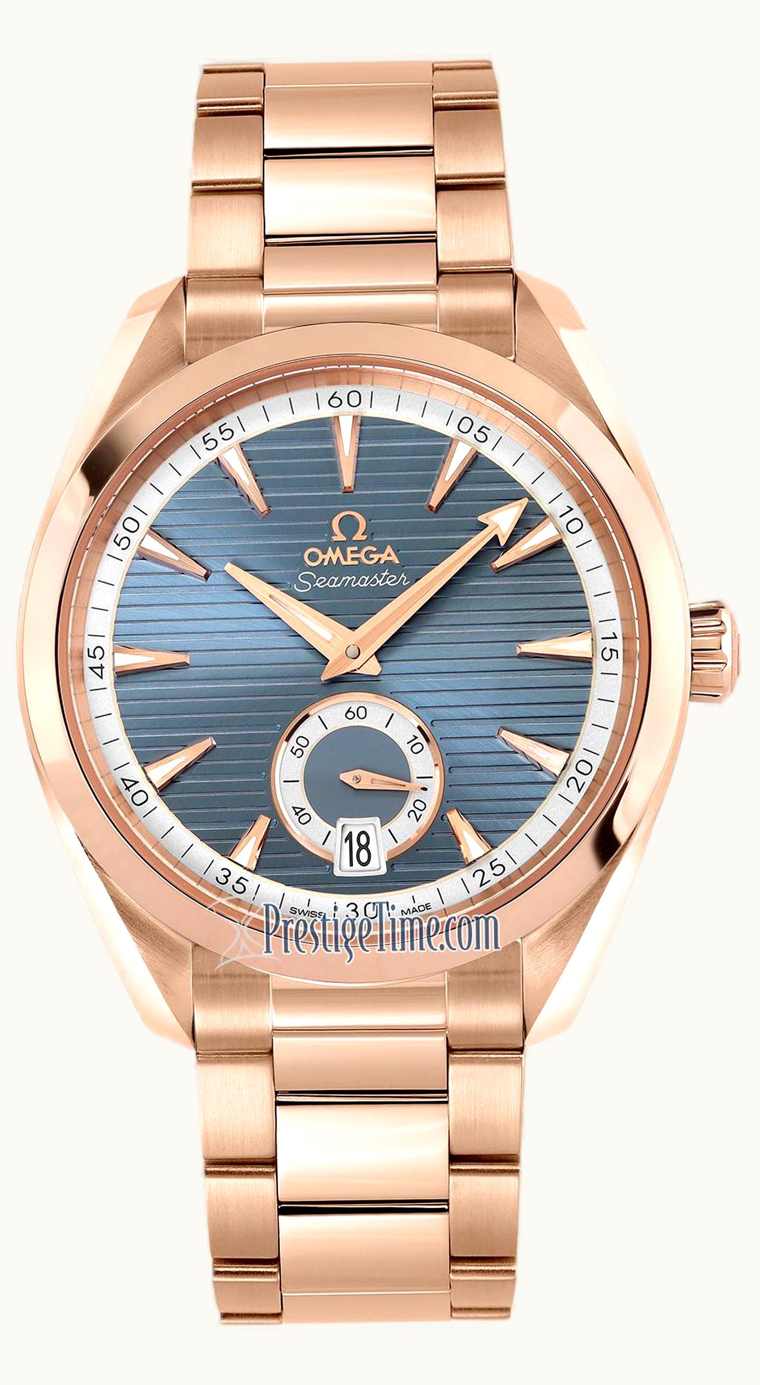 Omega Seamaster Aqua Terra 150M Master Chronometer Small Seconds 41 Sedna Gold / Silver / Bracelet