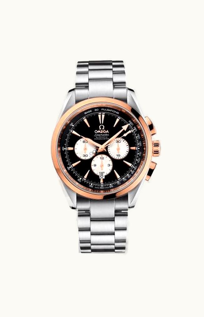 Omega Seamaster Aqua Terra 150M Automatic 42.2 Chronograph Stainless Steel / Red Gold / Beijing Olympics 2008