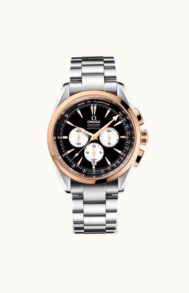 Omega Seamaster Aqua Terra 150M Automatic 42.2 Chronograph Stainless Steel / Red Gold / Panda / Bracelet