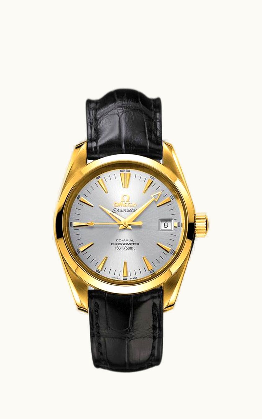 Omega Seamaster Aqua Terra 150M Co-Axial 39.2 Yellow Gold / Silver