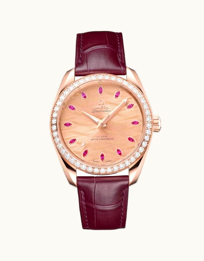 Omega Seamaster Aqua Terra 150M Master Chronometer 34 Sedna Gold - Diamond / Pink